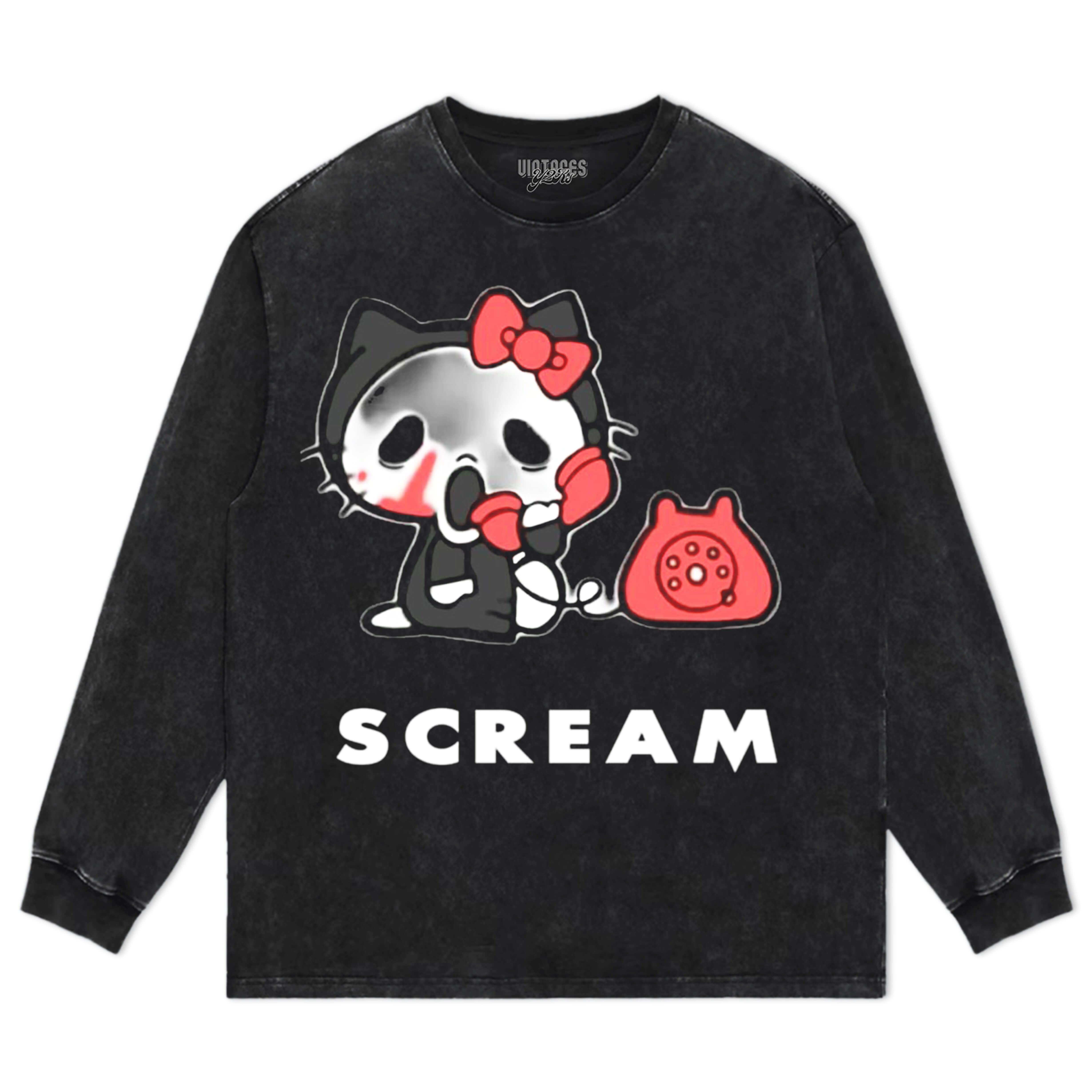 SCREAM & HELLO KITTY TEE & LS & HOODIE