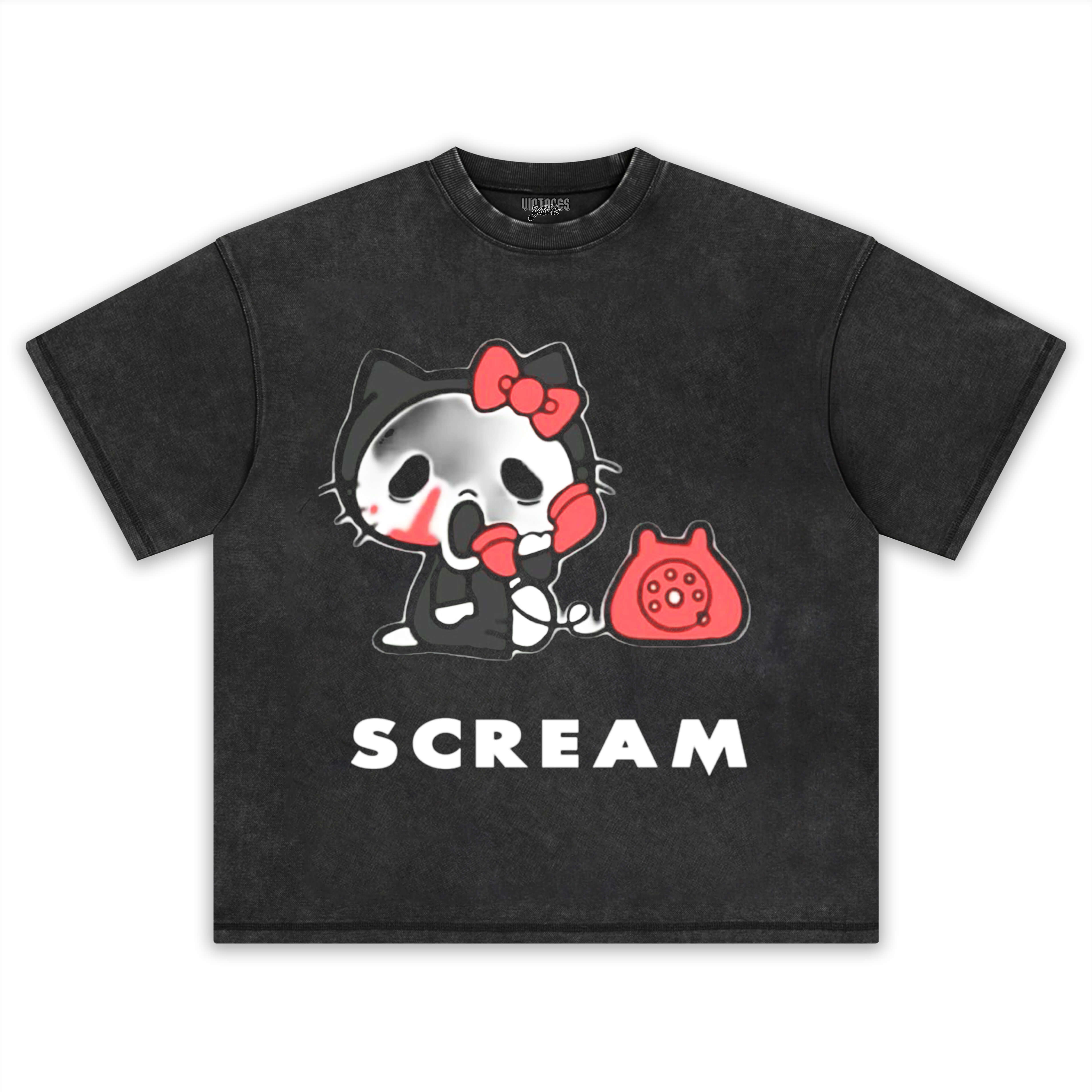 SCREAM & HELLO KITTY TEE & LS & HOODIE