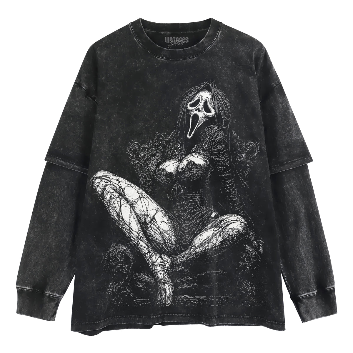 SCREAM PIN-UP LAYERED LONG SLEEVE