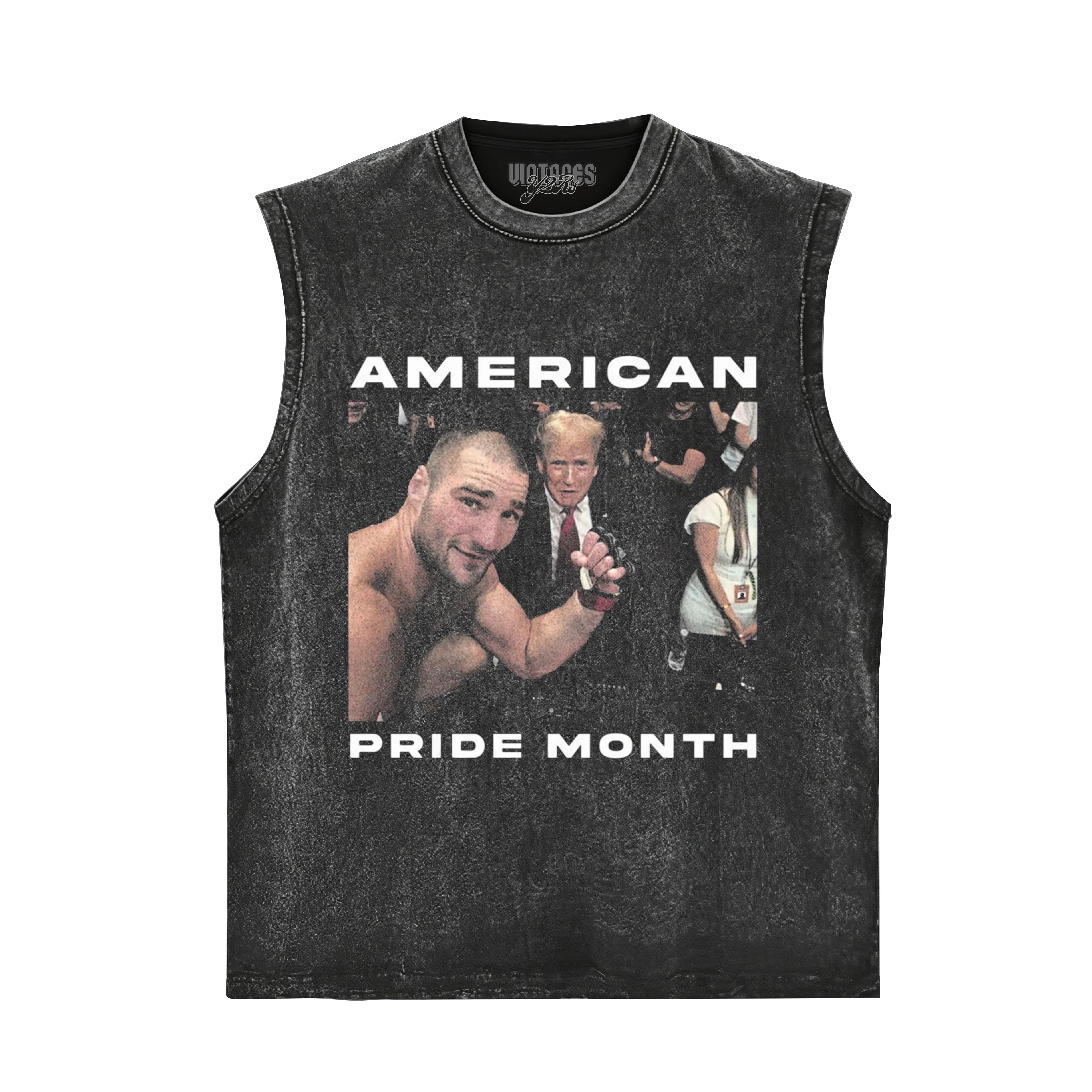 SEAN STRICKLAND AMERICAN PRIDE MONTH TANK TOP & TEE & LONG SLEEVE & LAYERED LS & HOODIE