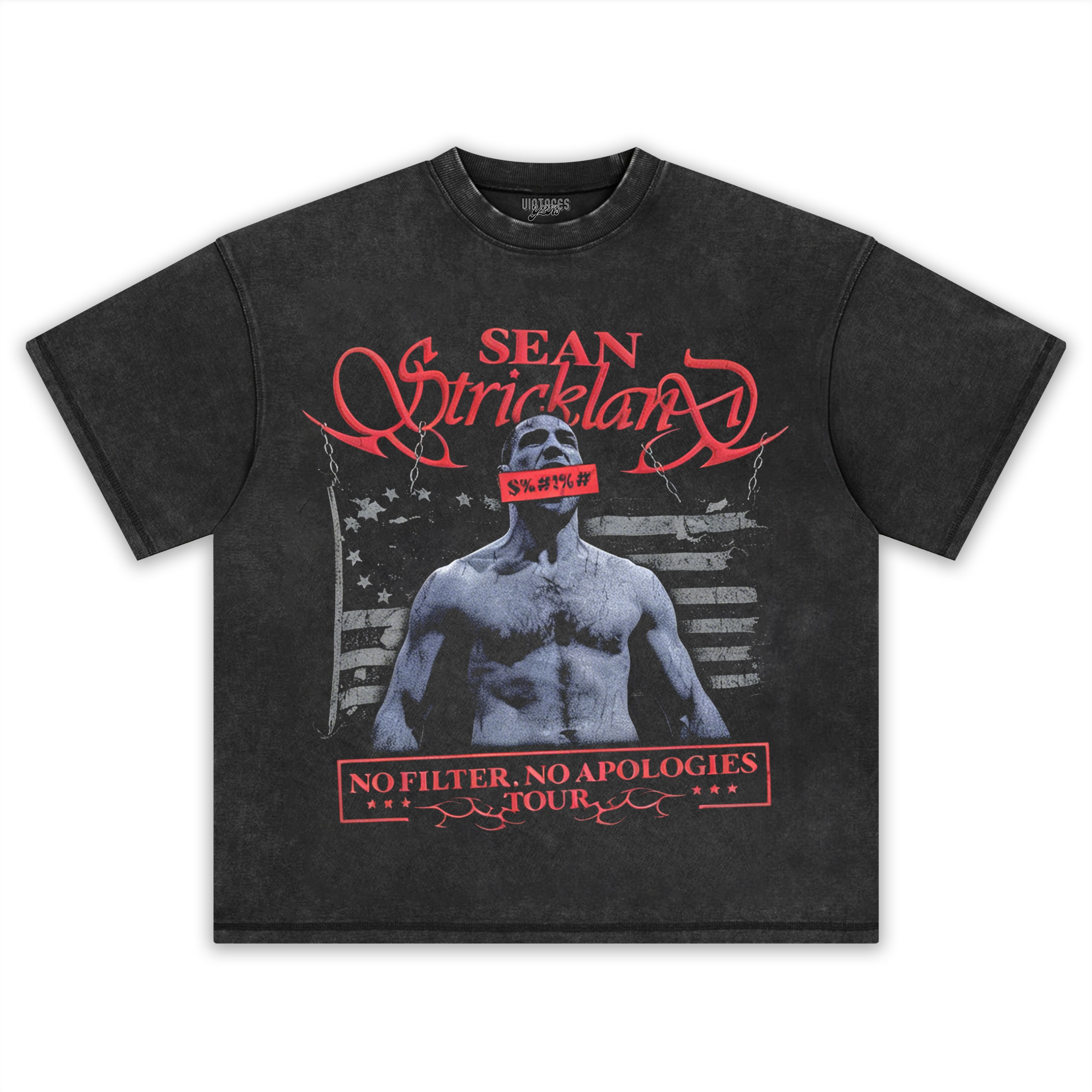SEAN STRICKLAND NO FILTER TOUR TANK TOP & TEE & LONG SLEEVE & LAYERED LS & HOODIE