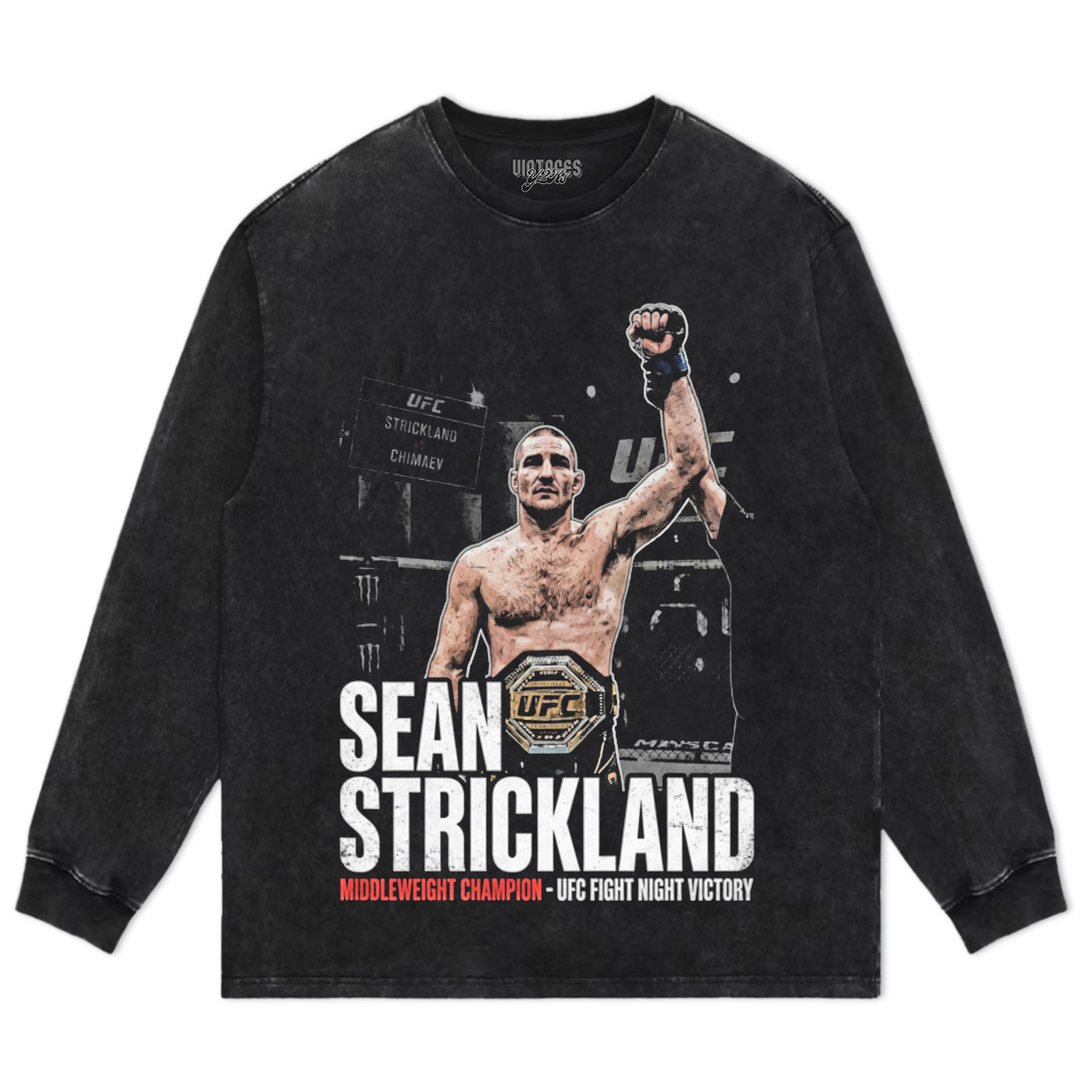 SEAN STRICKLAND VS KHAMZAT CHIMAEV TANK TOP & TEE & LONG SLEEVE & LAYERED LS & HOODIE