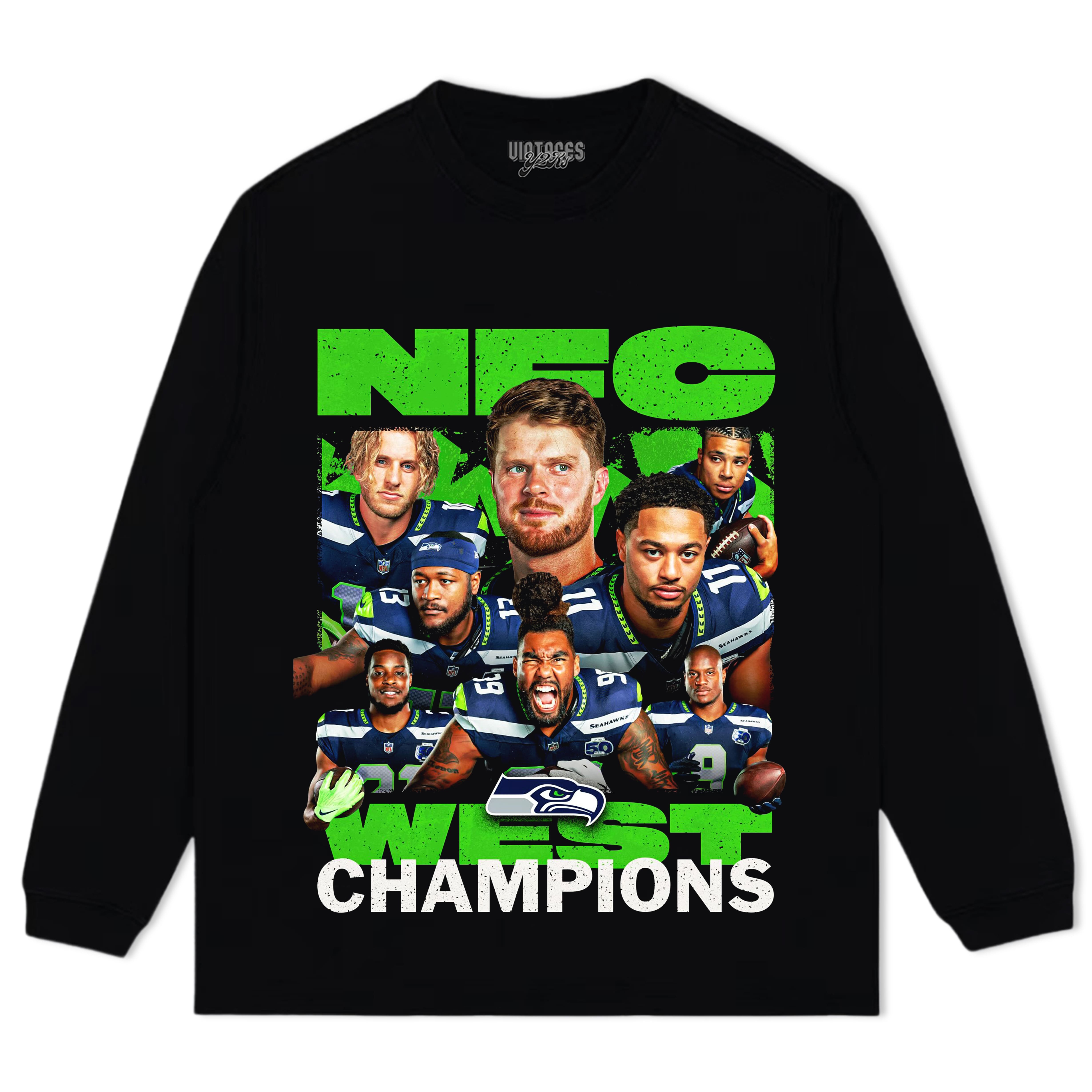 SEATTLE SEAHAWKS WINNING THE NFC WEST TEE & LS & HOODIE