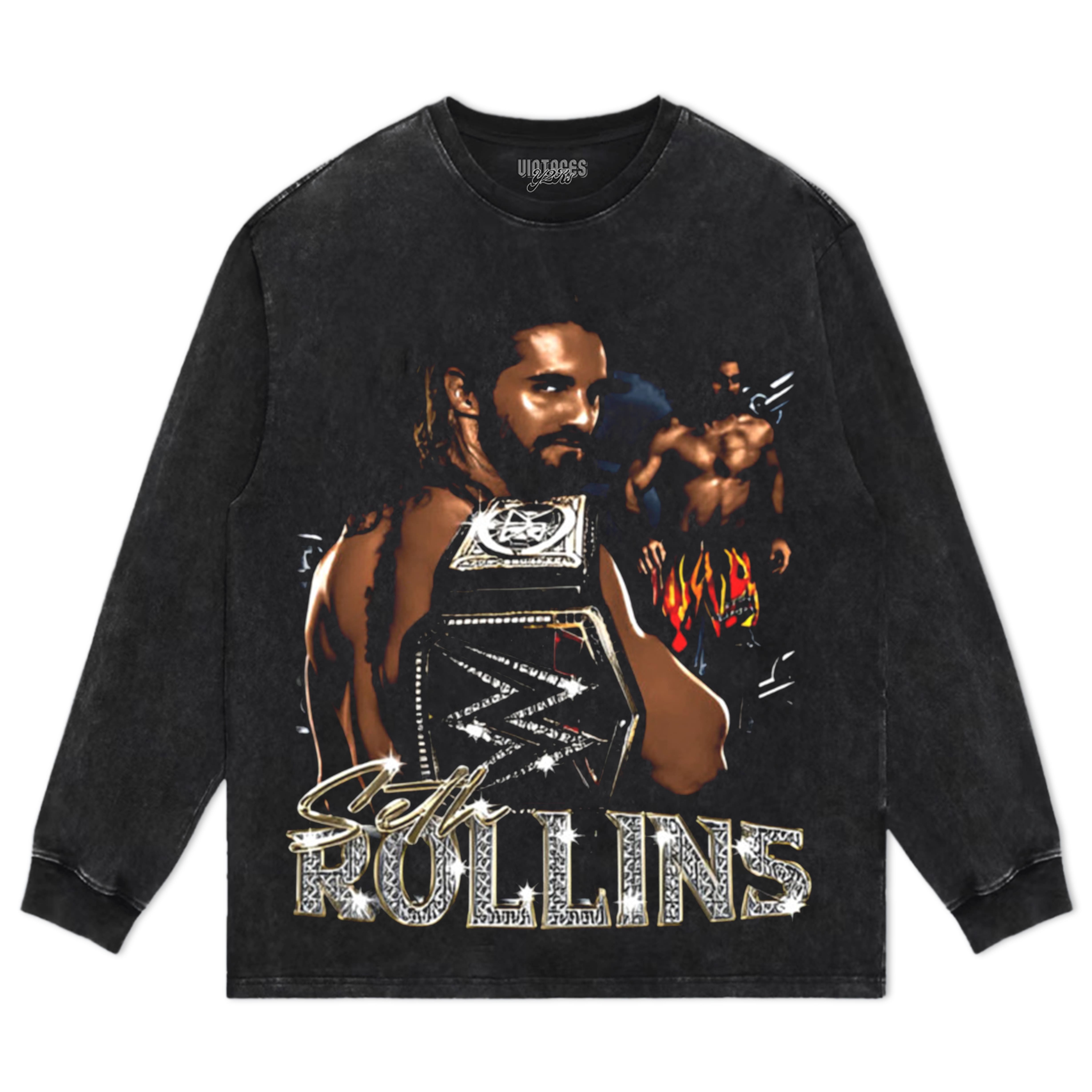 SETH ROLLINS VINTAGE COLLAGE TEE & LS & HOODIE