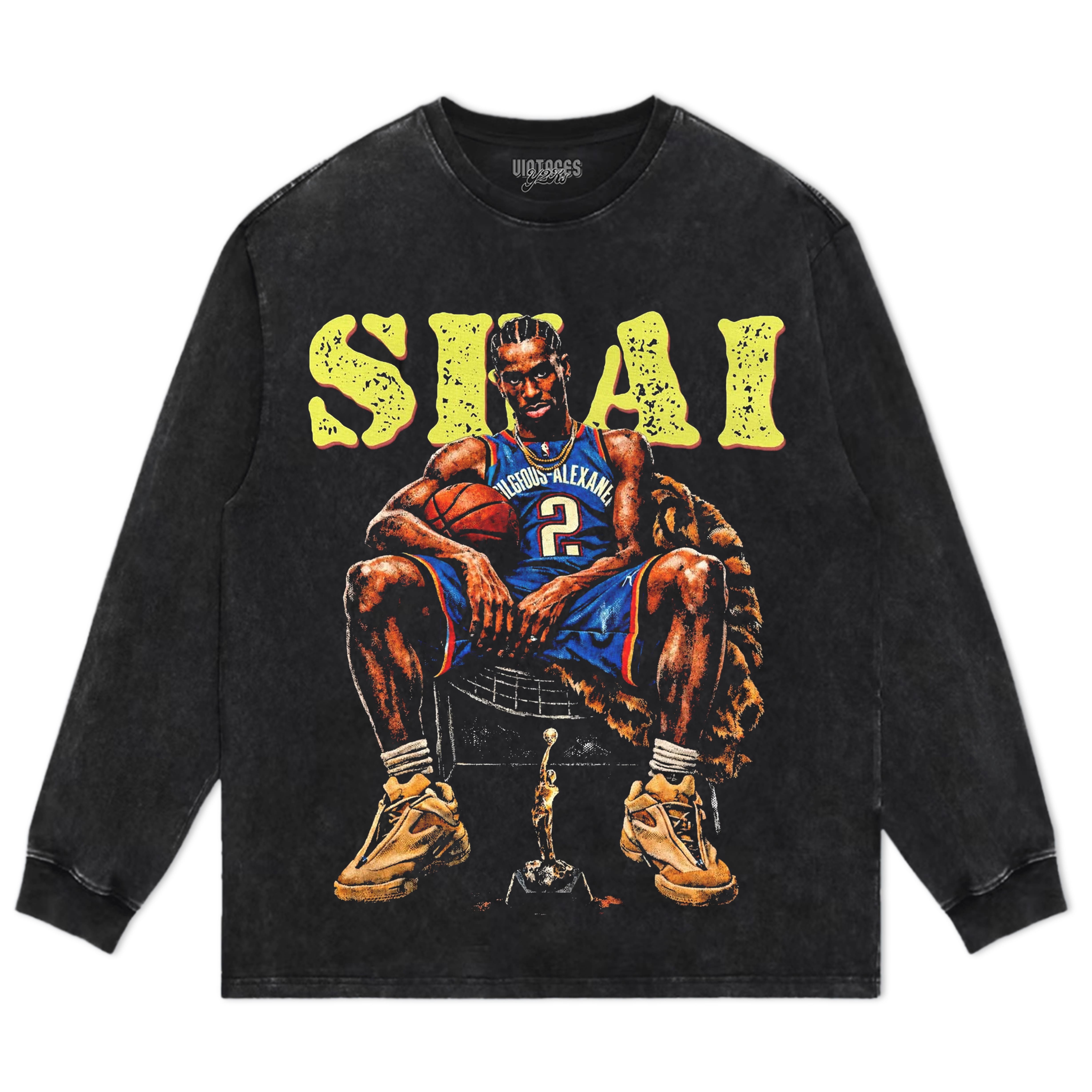 SHAI GILGEOUS-ALEXANDER 2026 VINTAGE V3 TANK TOP & TEE & LONG SLEEVE & LAYERED LS & HOODIE