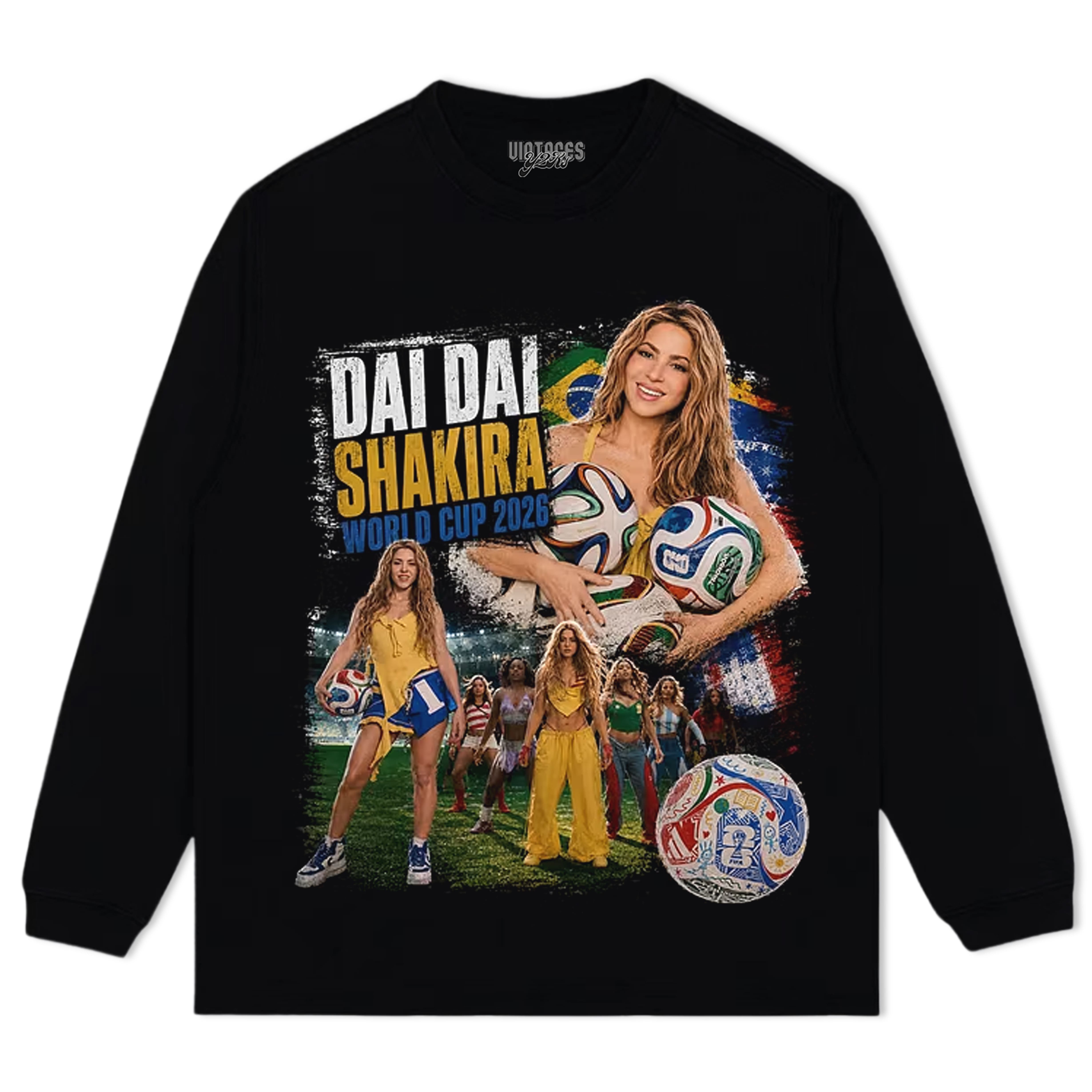 SHAKIRA DAI DAI 2026 WORLD CUP V2 TANK TOP & TEE & LONG SLEEVE & LAYERED LS & HOODIE