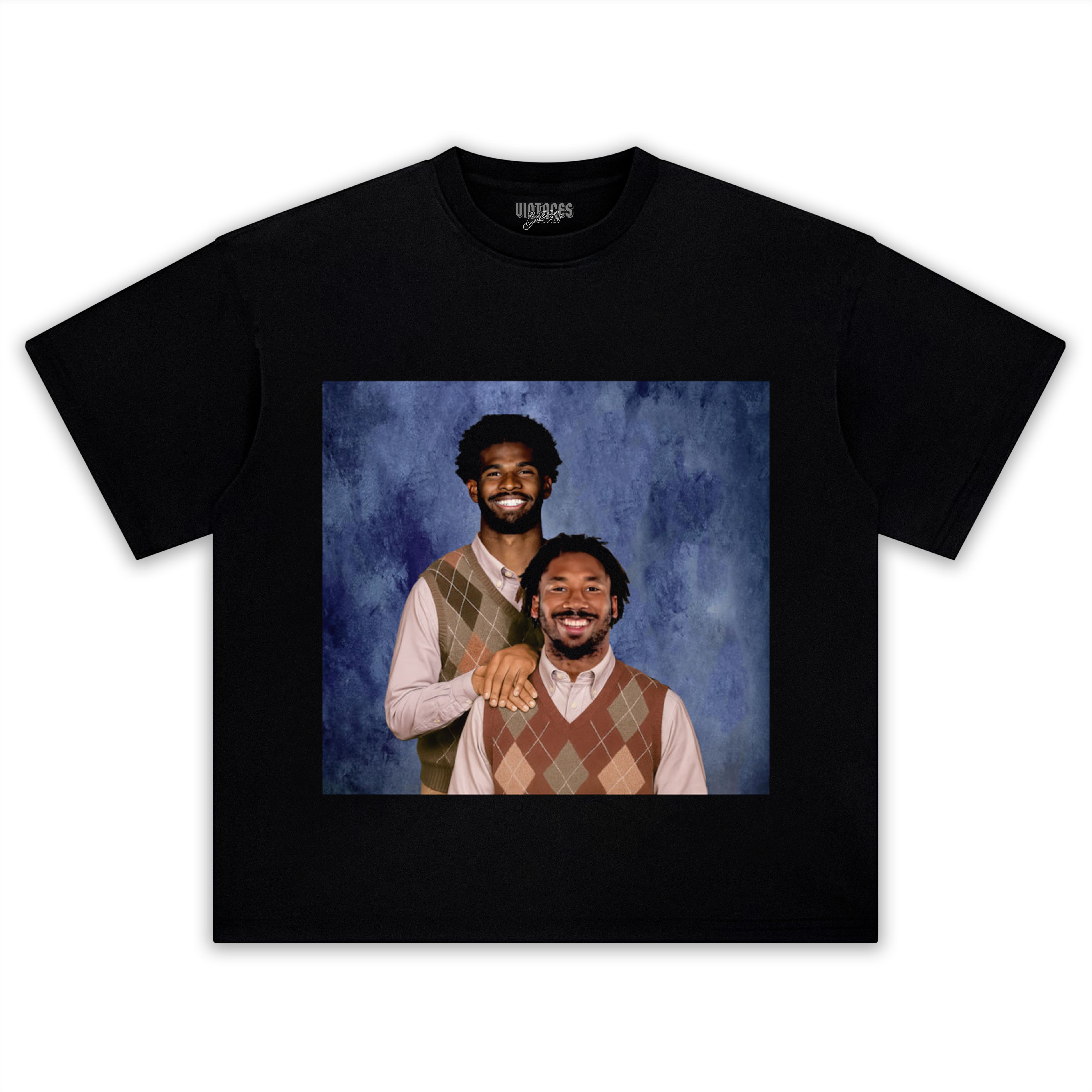 SHEDEUR SANDERS & MYLES GARRETT CLEVELAND STEP BROS TEE & LS & HOODIE
