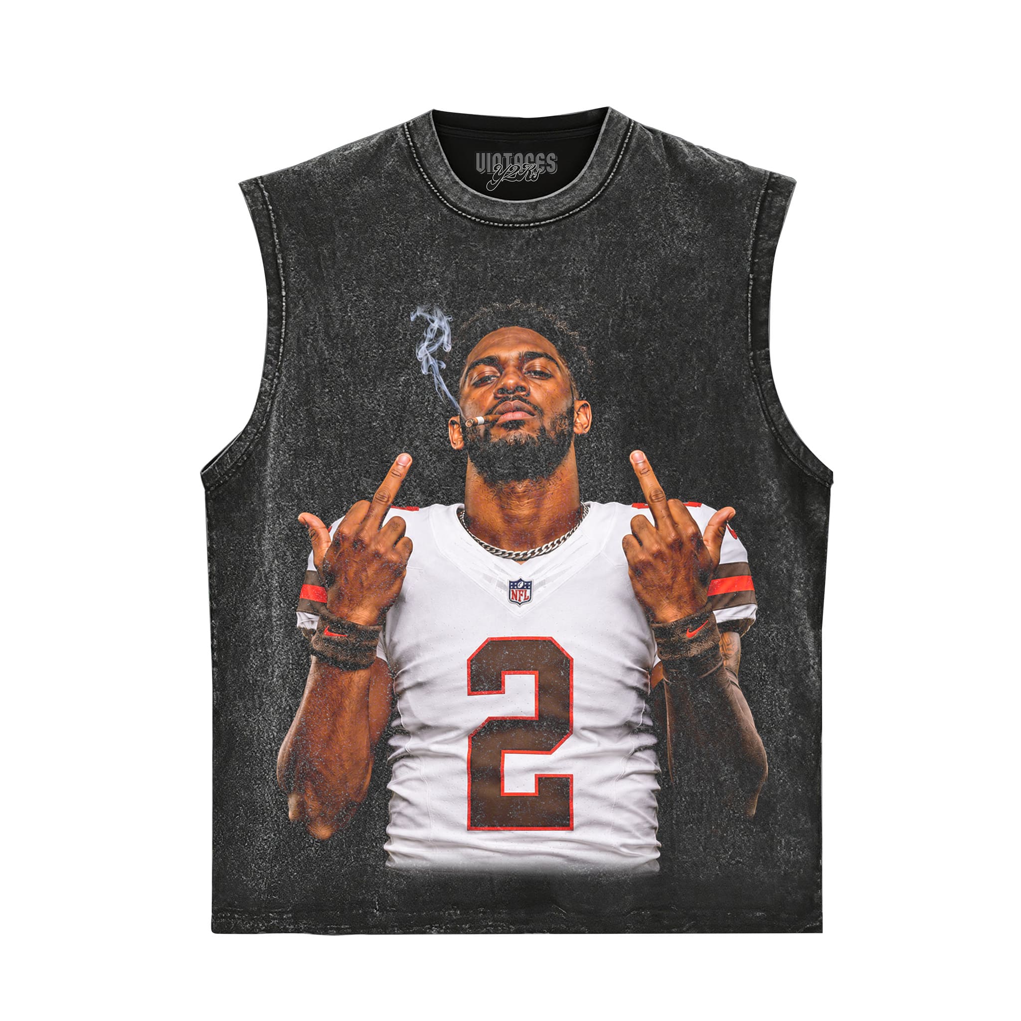 SHEDEUR SANDERS - MIDDLE FINGER TANK TOP & TEE & LONG SLEEVE & LAYERED LS & HOODIE