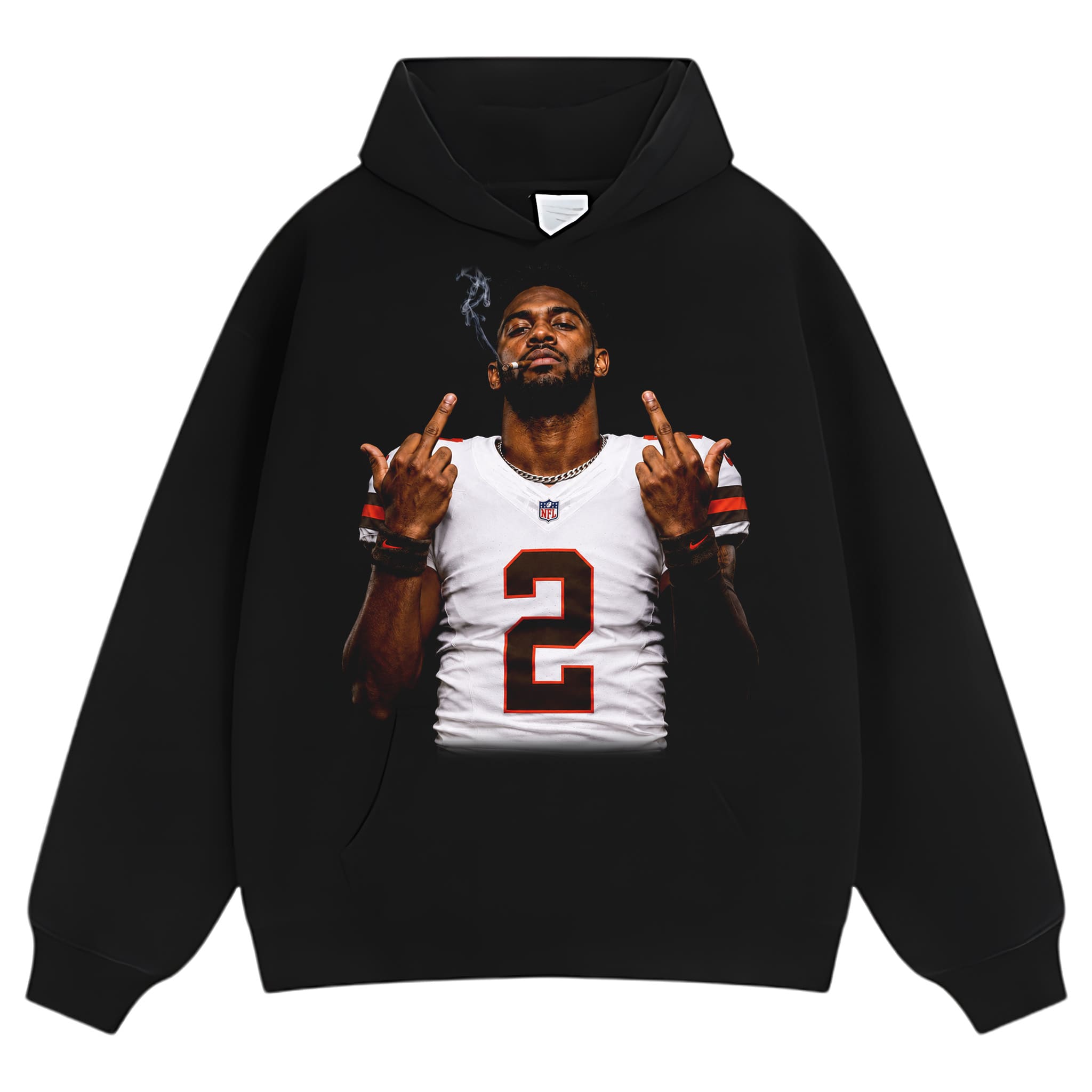SHEDEUR SANDERS - MIDDLE FINGER TANK TOP & TEE & LONG SLEEVE & LAYERED LS & HOODIE