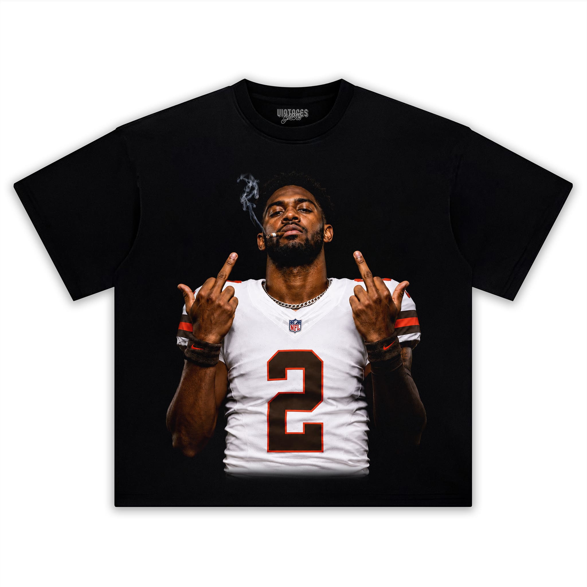 SHEDEUR SANDERS - MIDDLE FINGER TANK TOP & TEE & LONG SLEEVE & LAYERED LS & HOODIE
