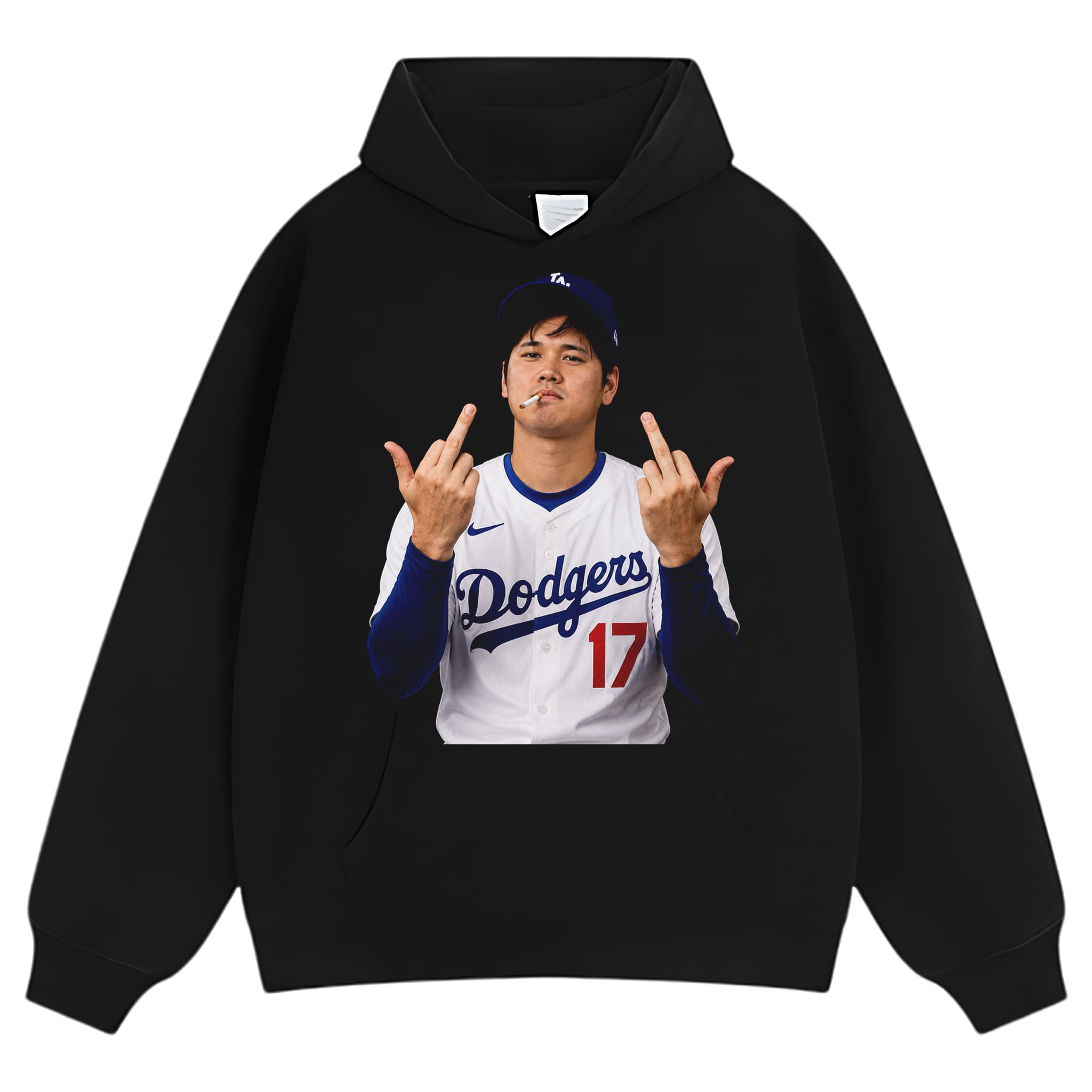 SHOHEI OHTANI MIDDLE FINGER TANK TOP & TEE & LONG SLEEVE & LAYERED LS & HOODIE