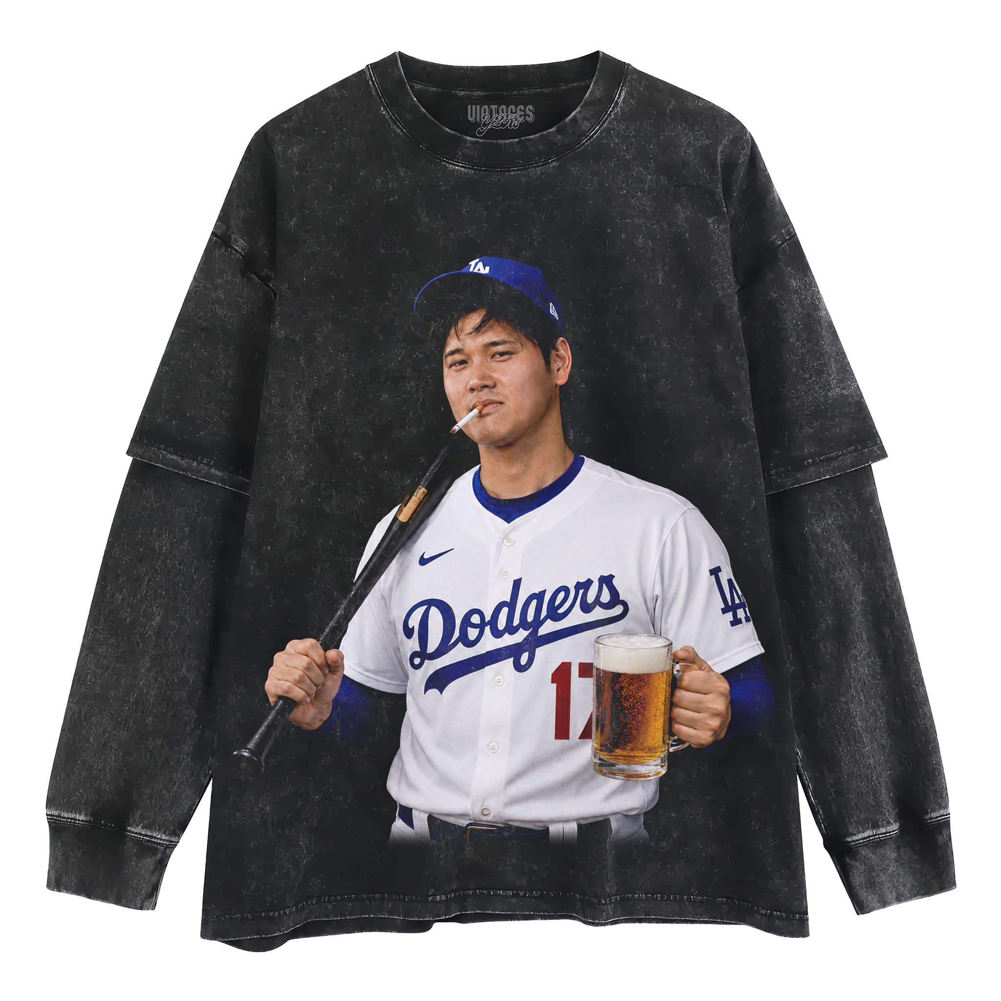 SHOHEI OHTANI SMOKE TANK TOP & TEE & LONG SLEEVE & LAYERED LS & HOODIE