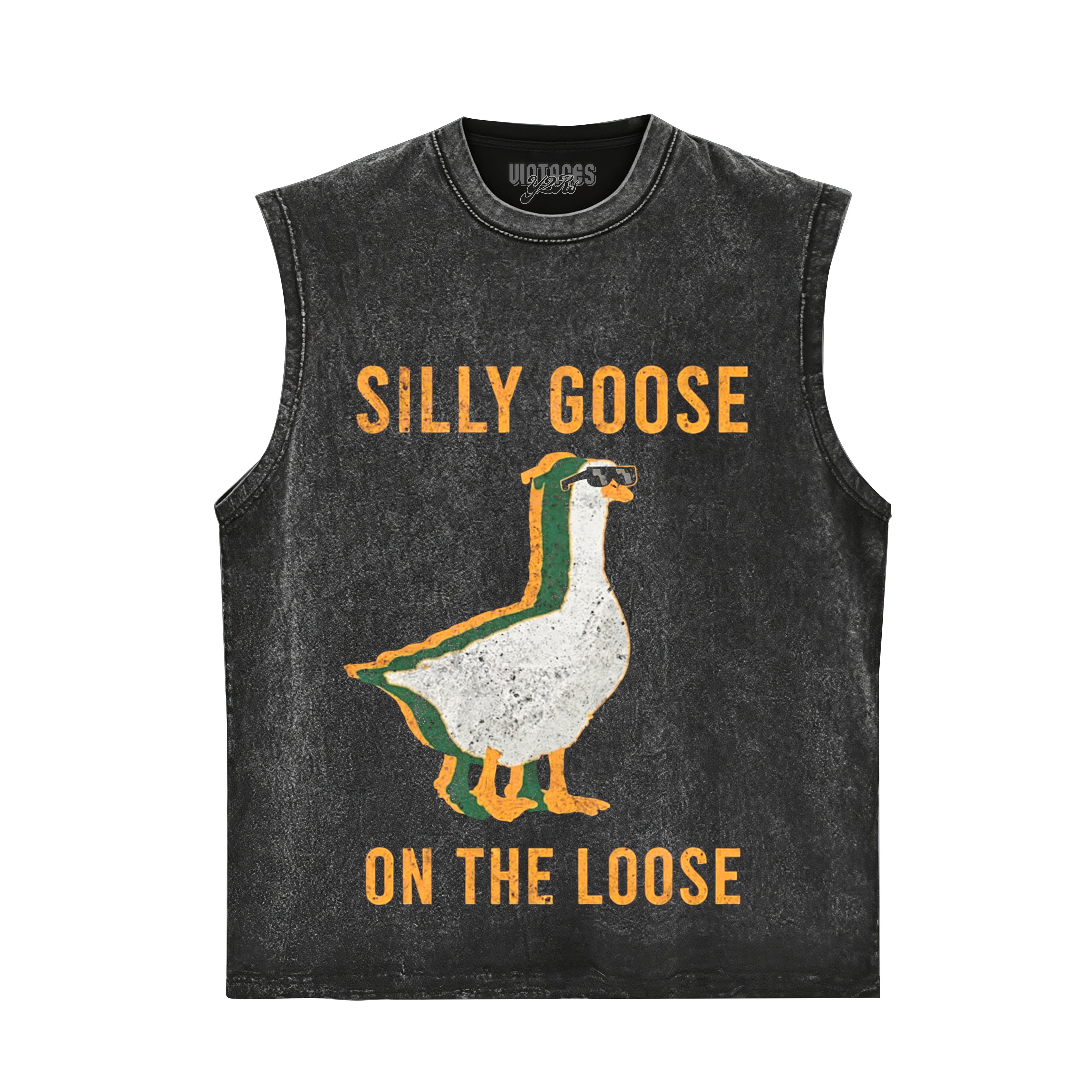 SILLY GOOSE ON THE LOOSE RETRO TANK TOP