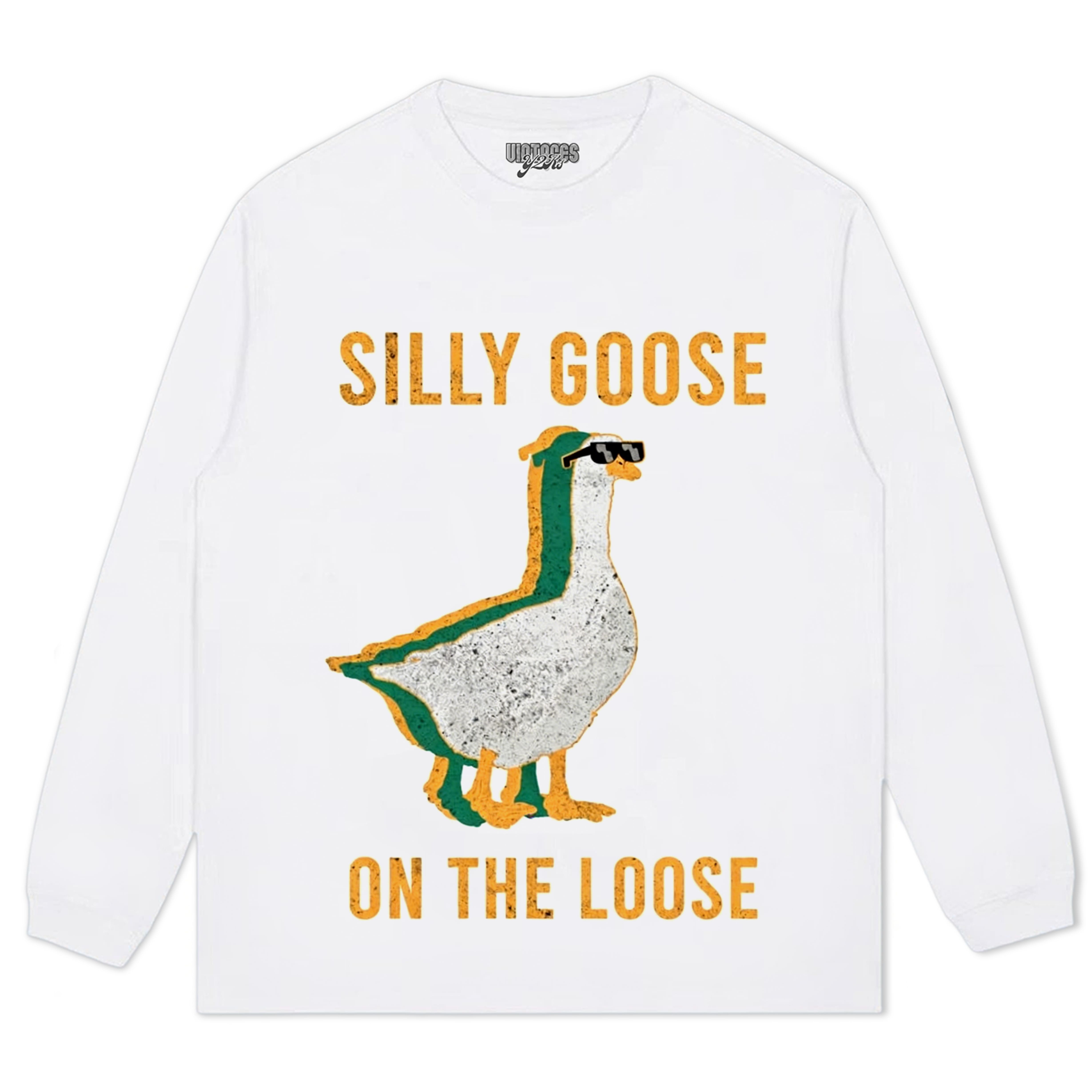 SILLY GOOSE ON THE LOOSE RETRO TEE & LS & HOODIE