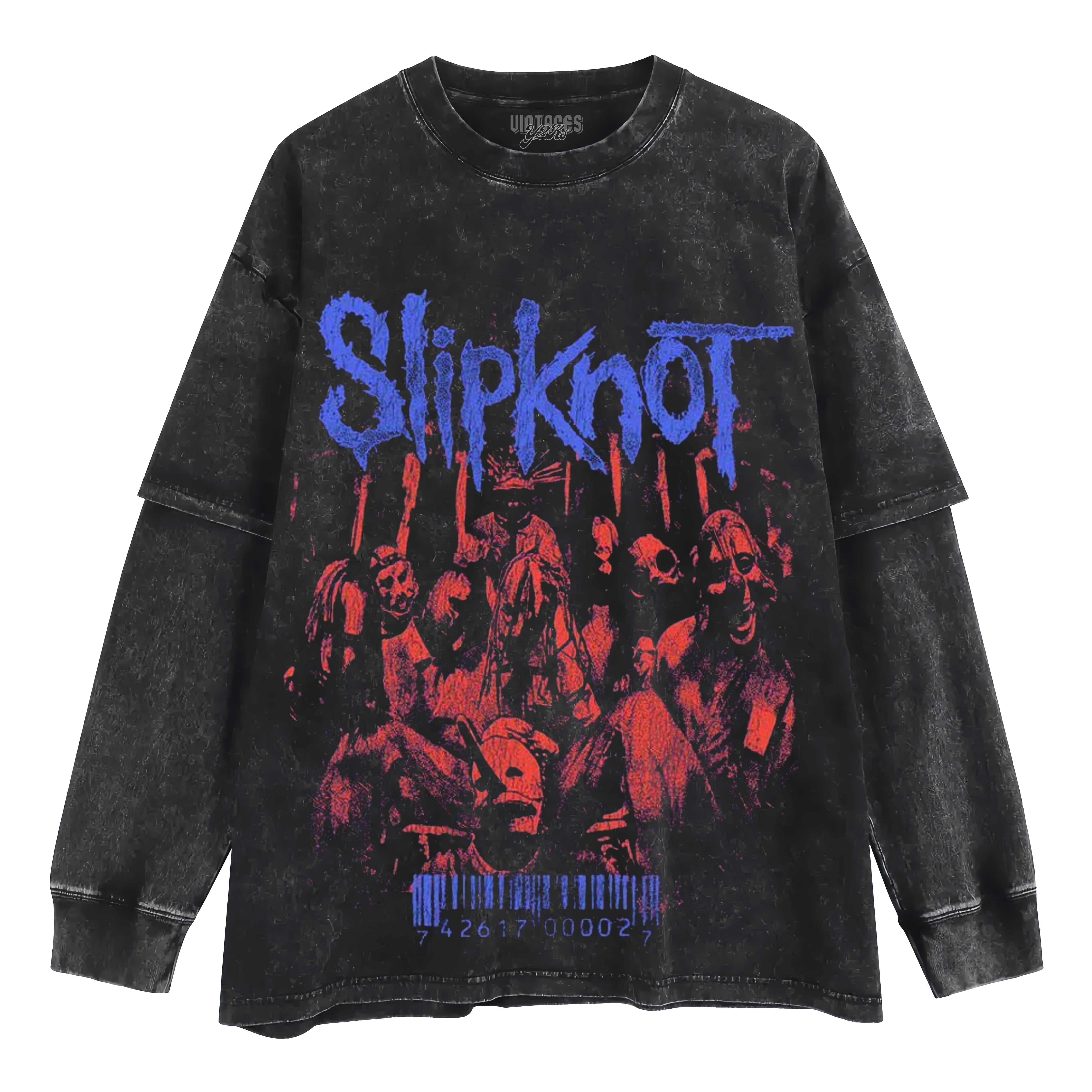 SLIPKNOT VINTAGE LAYERED LONG SLEEVE