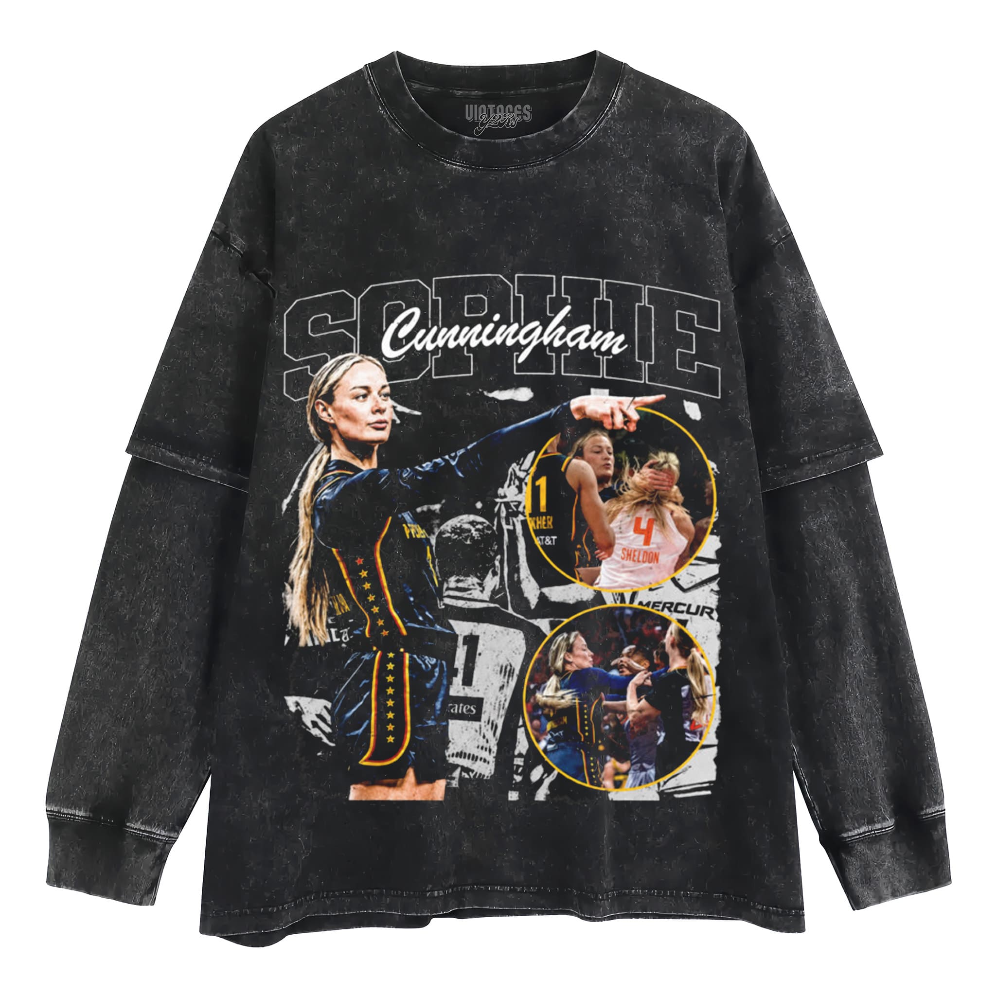 SOPHIE CUNNINGHAM WNBA BASKETBALL PLAYER TANK TOP & TEE & LONG SLEEVE & LAYERED LS & HOODIE