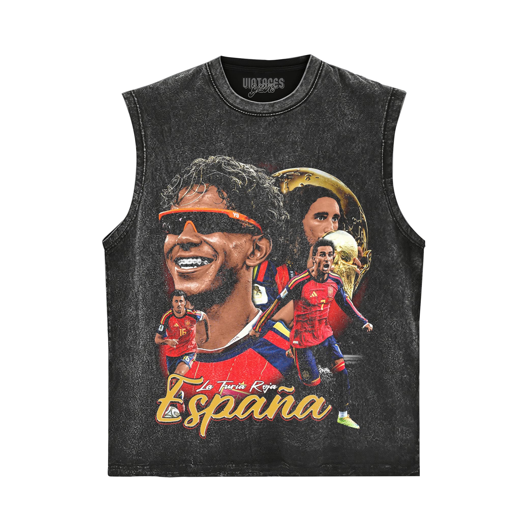 SPAIN - WC '26 CHAMPS V2 TANK TOP & TEE & LONG SLEEVE & LAYERED LS & HOODIE