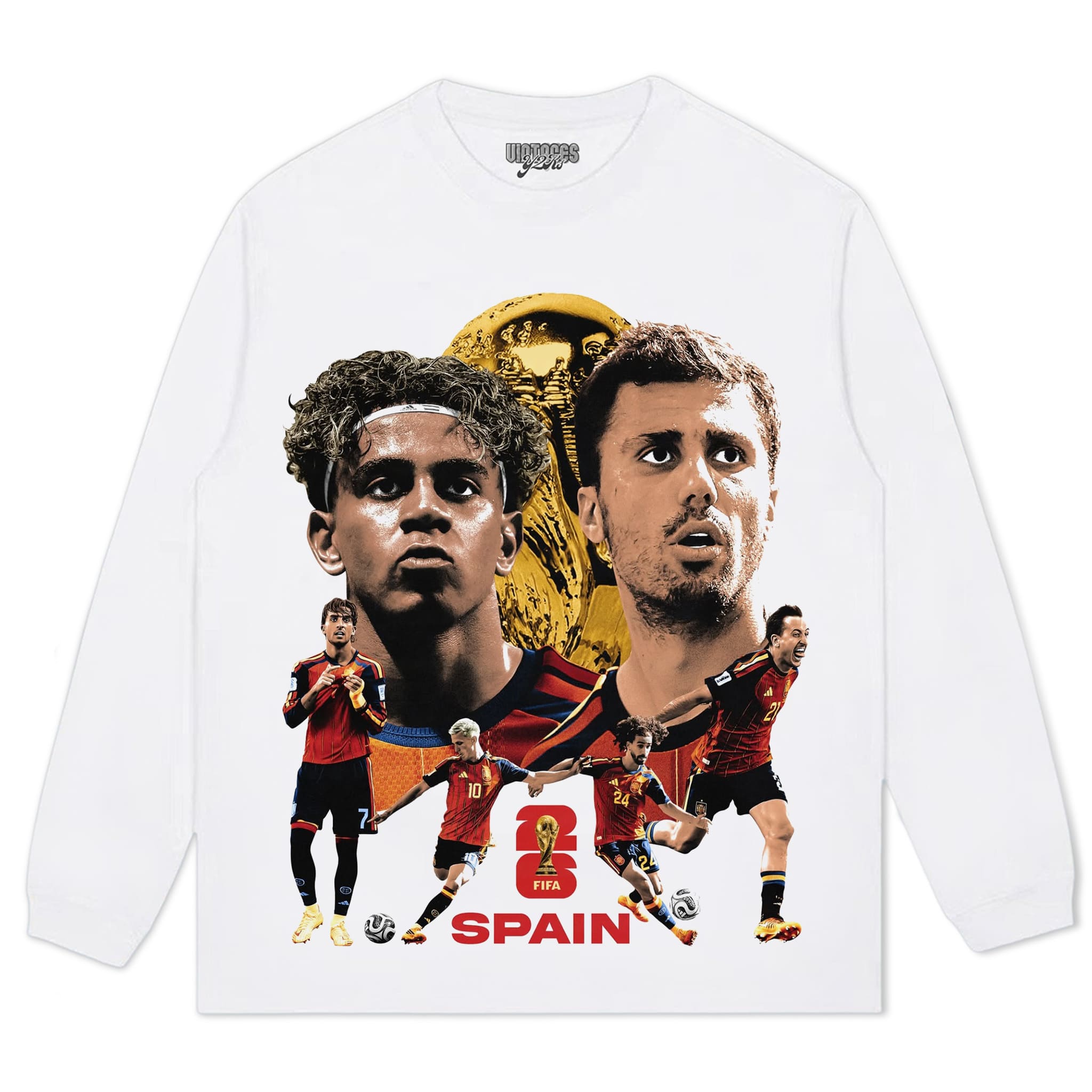 SPAIN - WC '26 CHAMPS V6 TEE & LONG SLEEVE