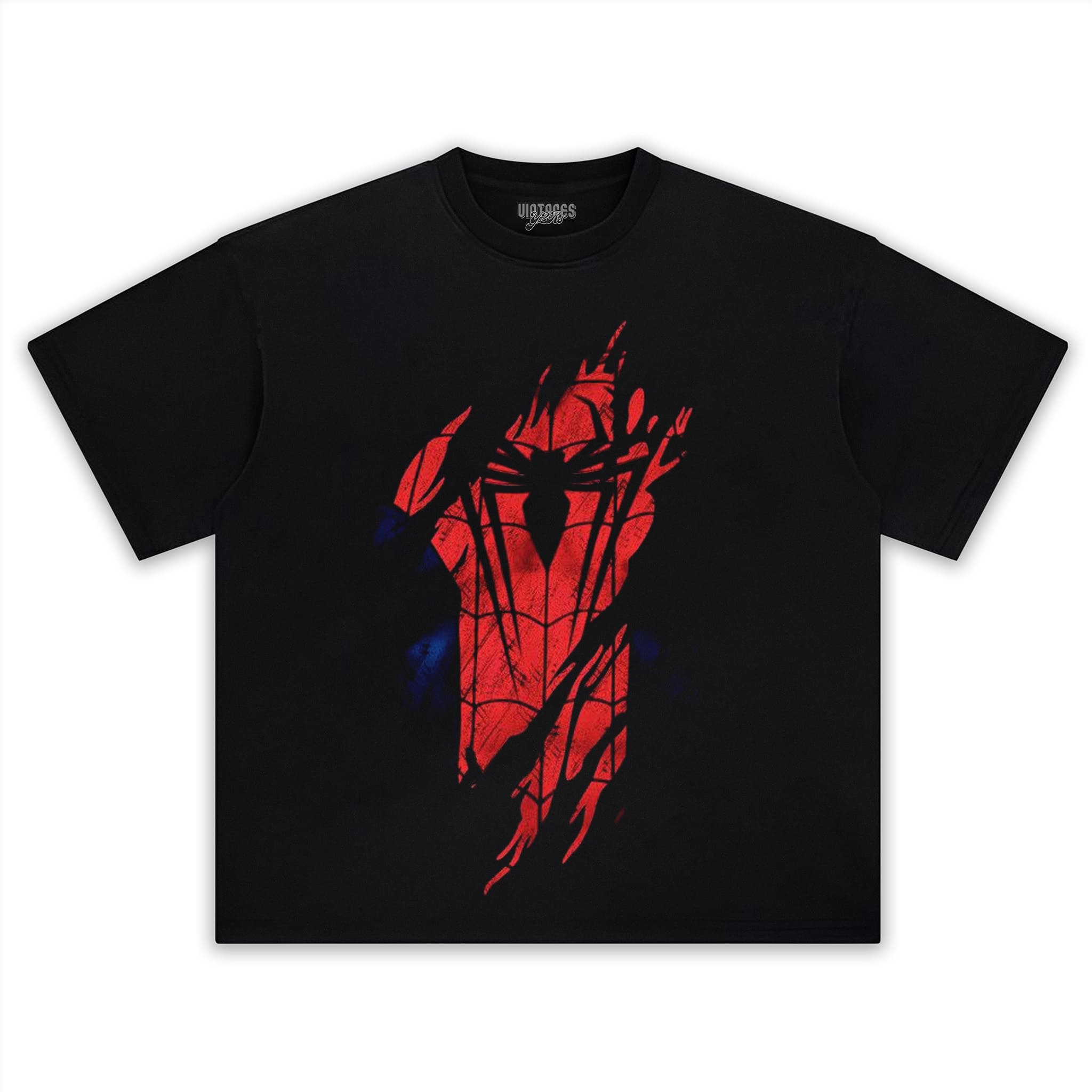 SPIDER-MAN - DAMAGED BATTLE SUIT TANK TOP & TEE & LONG SLEEVE & LAYERED LS & HOODIE