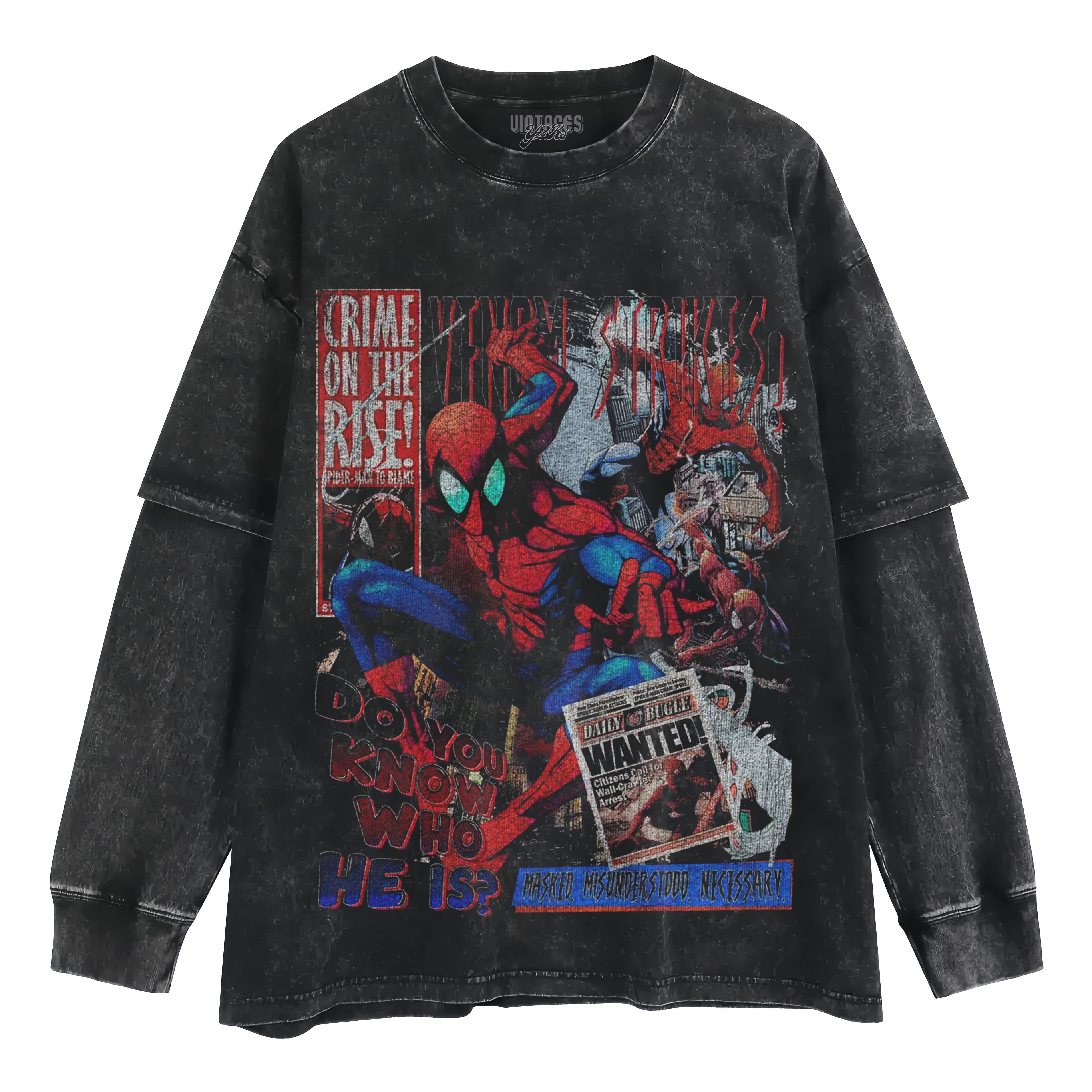 SPIDER-MAN VINTAGE 2026 V3 LAYERED LONG SLEEVE