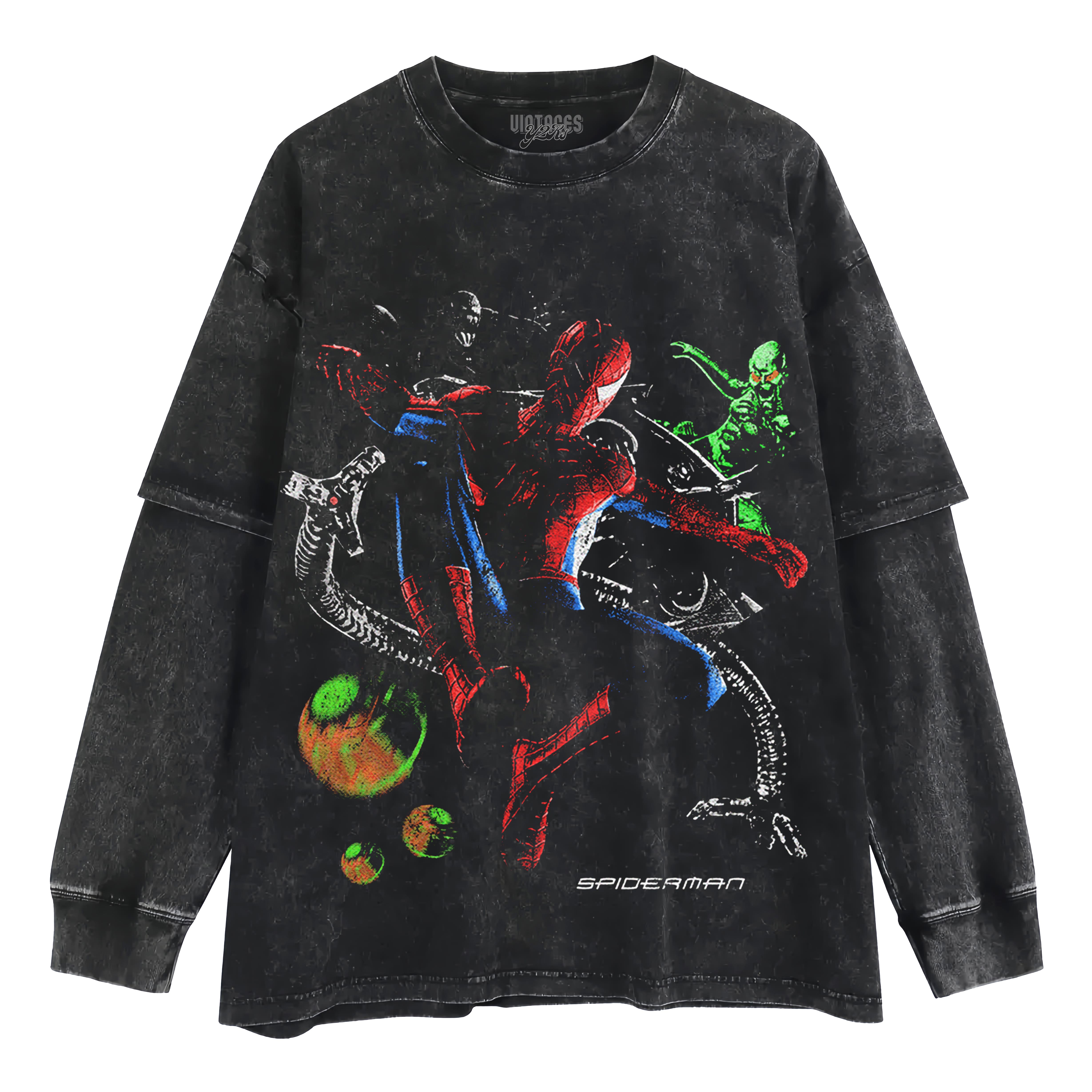 SPIDER-MAN VINTAGE LAYERED LONG SLEEVE
