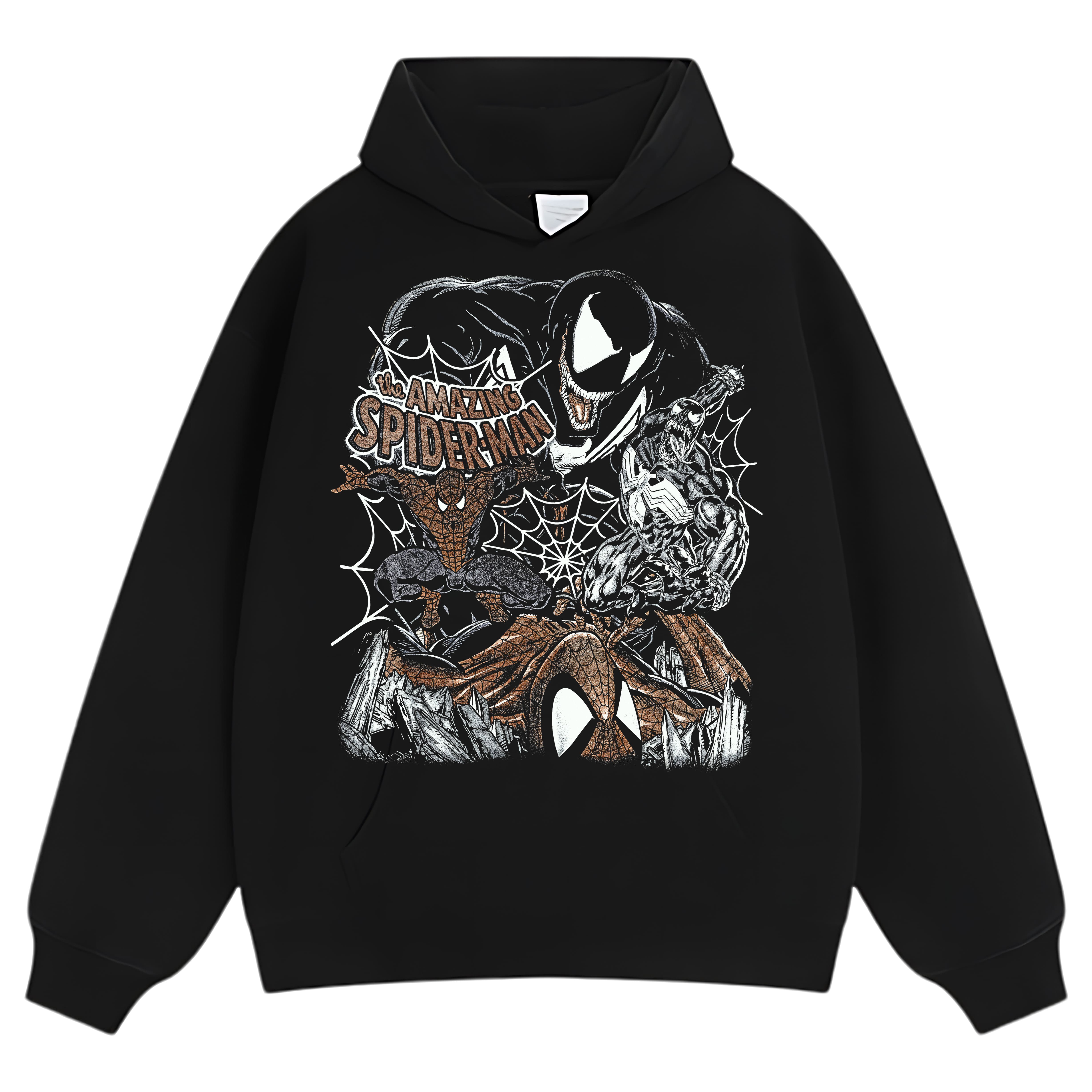 SPIDER-MAN & VENOM IS BACK VINTAGE TEE & LS & HOODIE