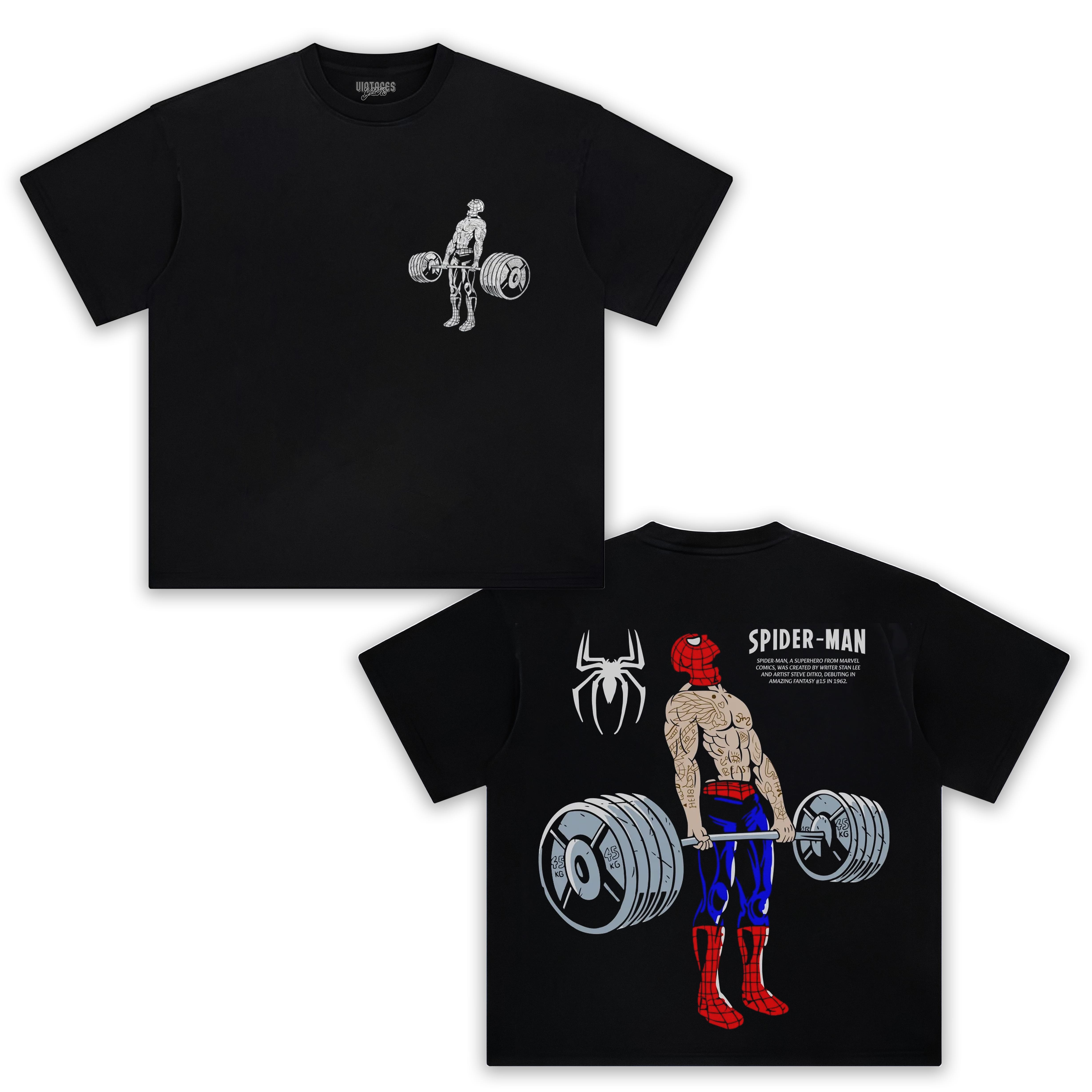 SPIDER MAN GYM-WORKOUT TEE
