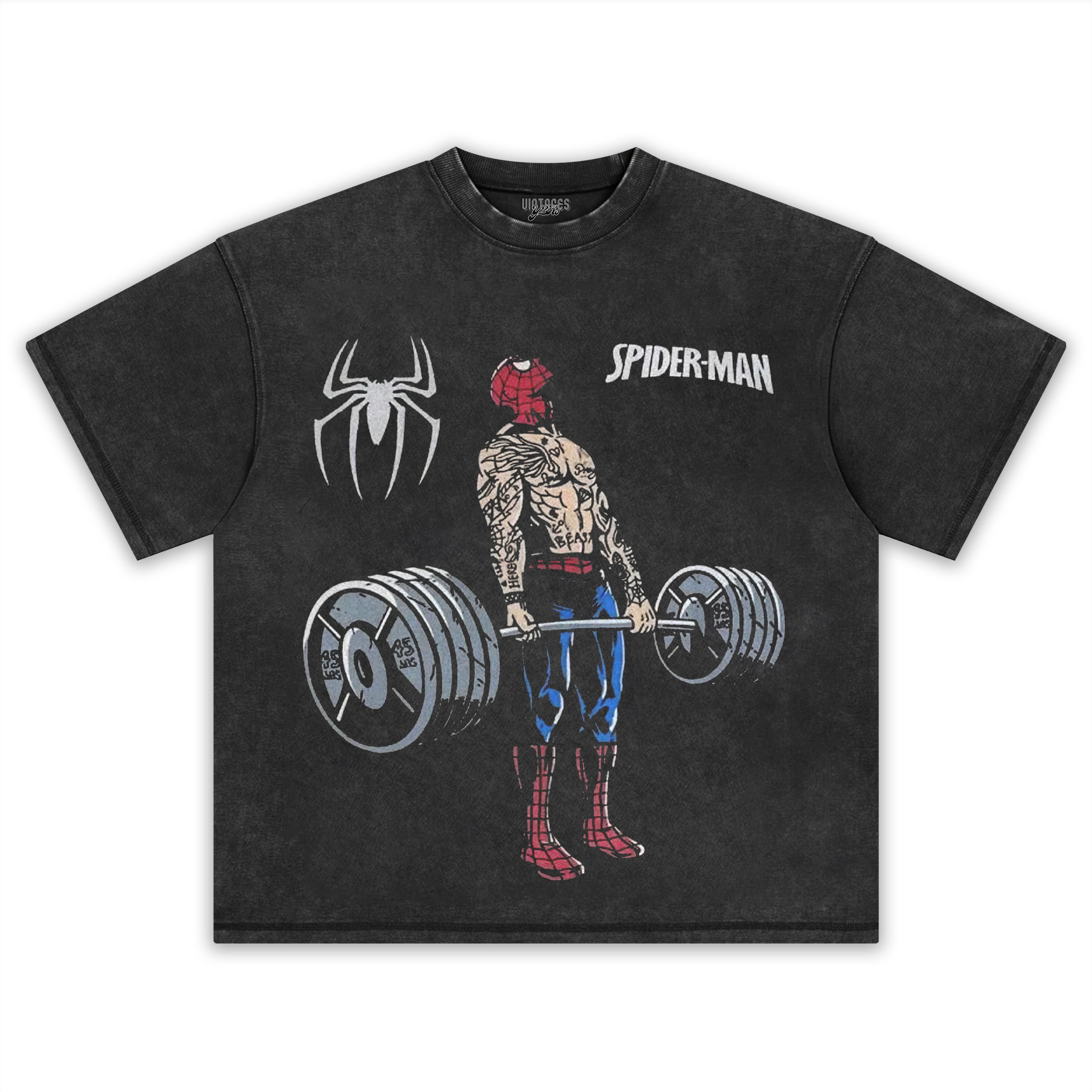 SPIDER MAN GYM-WORKOUT TANK TOP & TEE & LONG SLEEVE & LAYERED LS & HOODIE