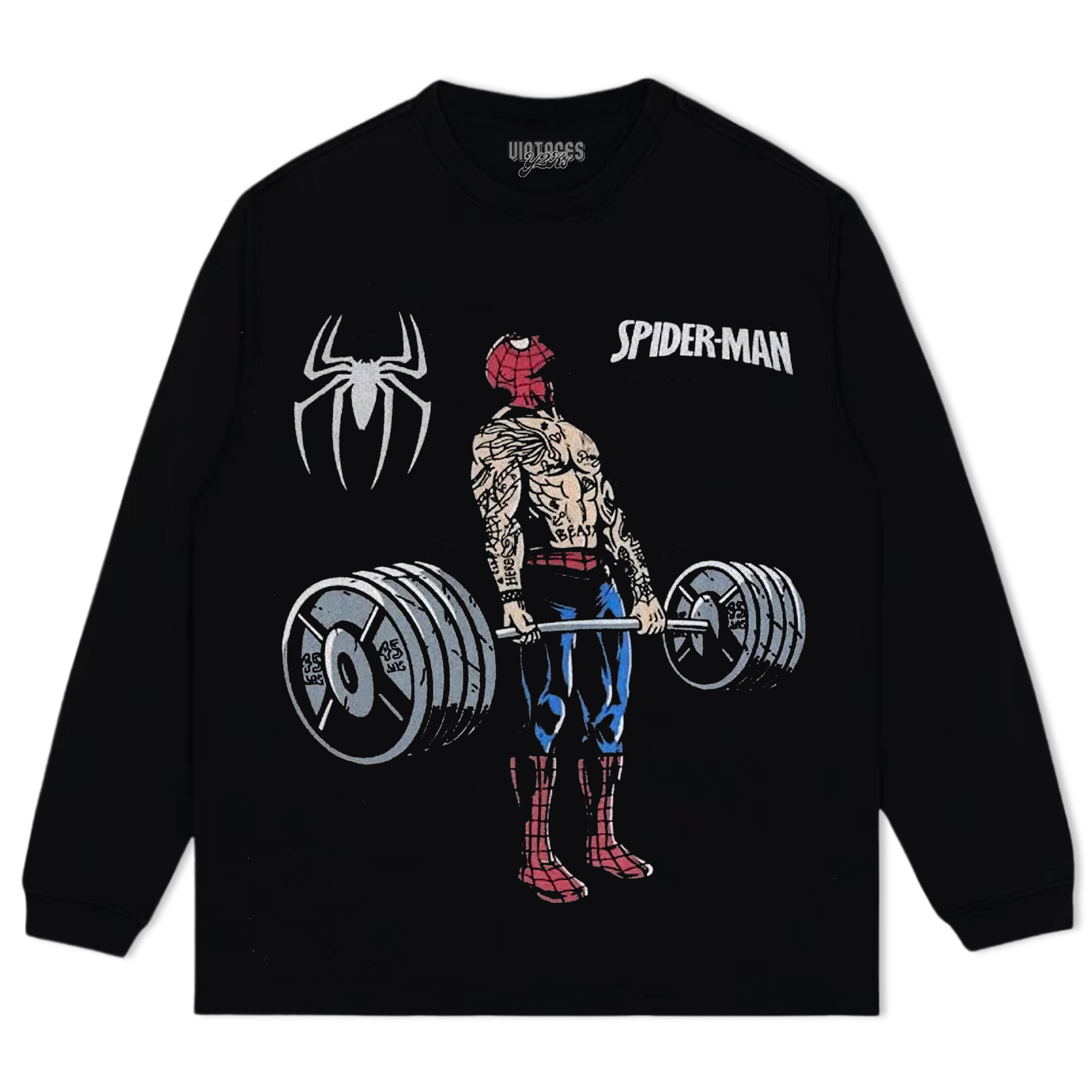 SPIDER MAN GYM-WORKOUT TANK TOP & TEE & LONG SLEEVE & LAYERED LS & HOODIE