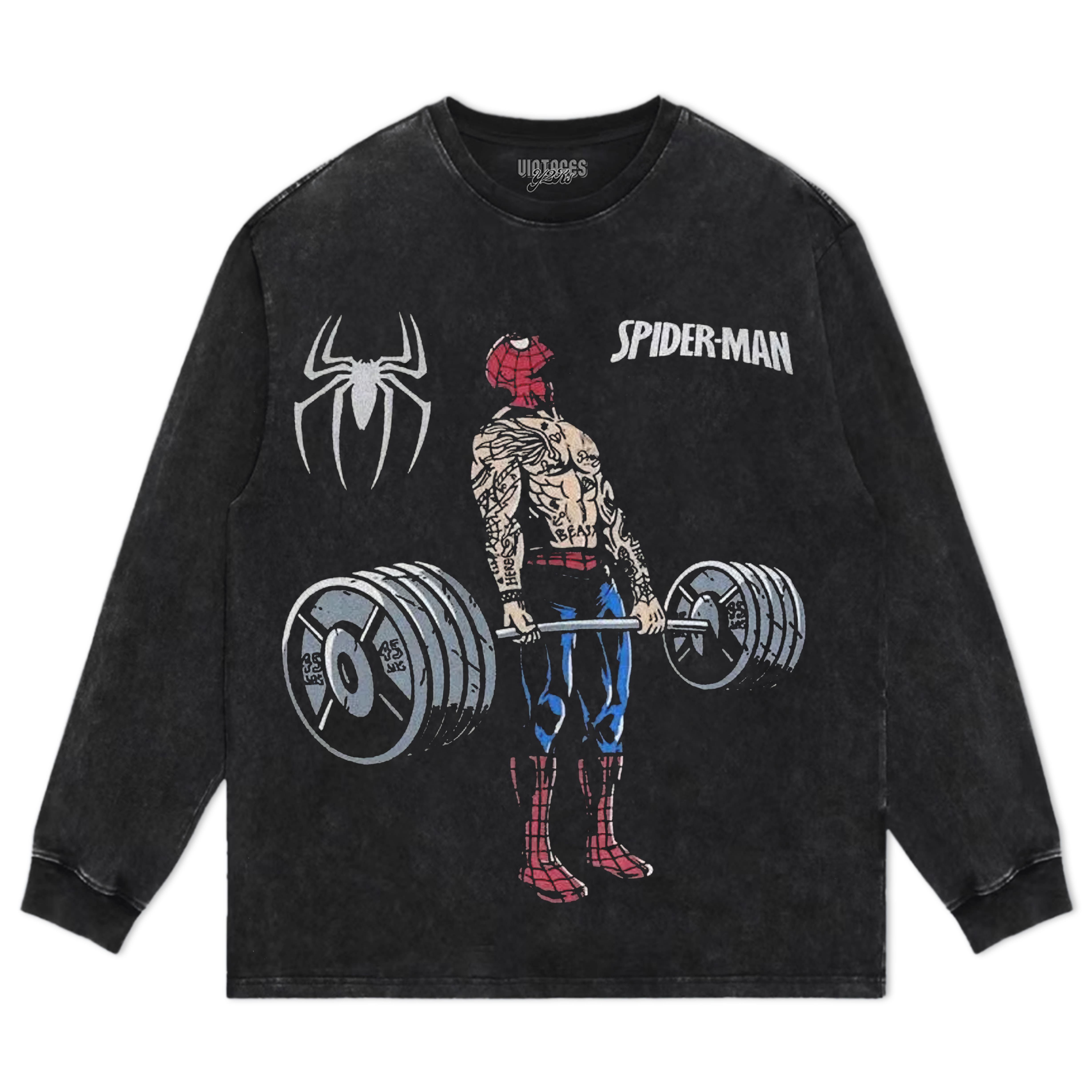 SPIDER MAN GYM-WORKOUT TANK TOP & TEE & LONG SLEEVE & LAYERED LS & HOODIE