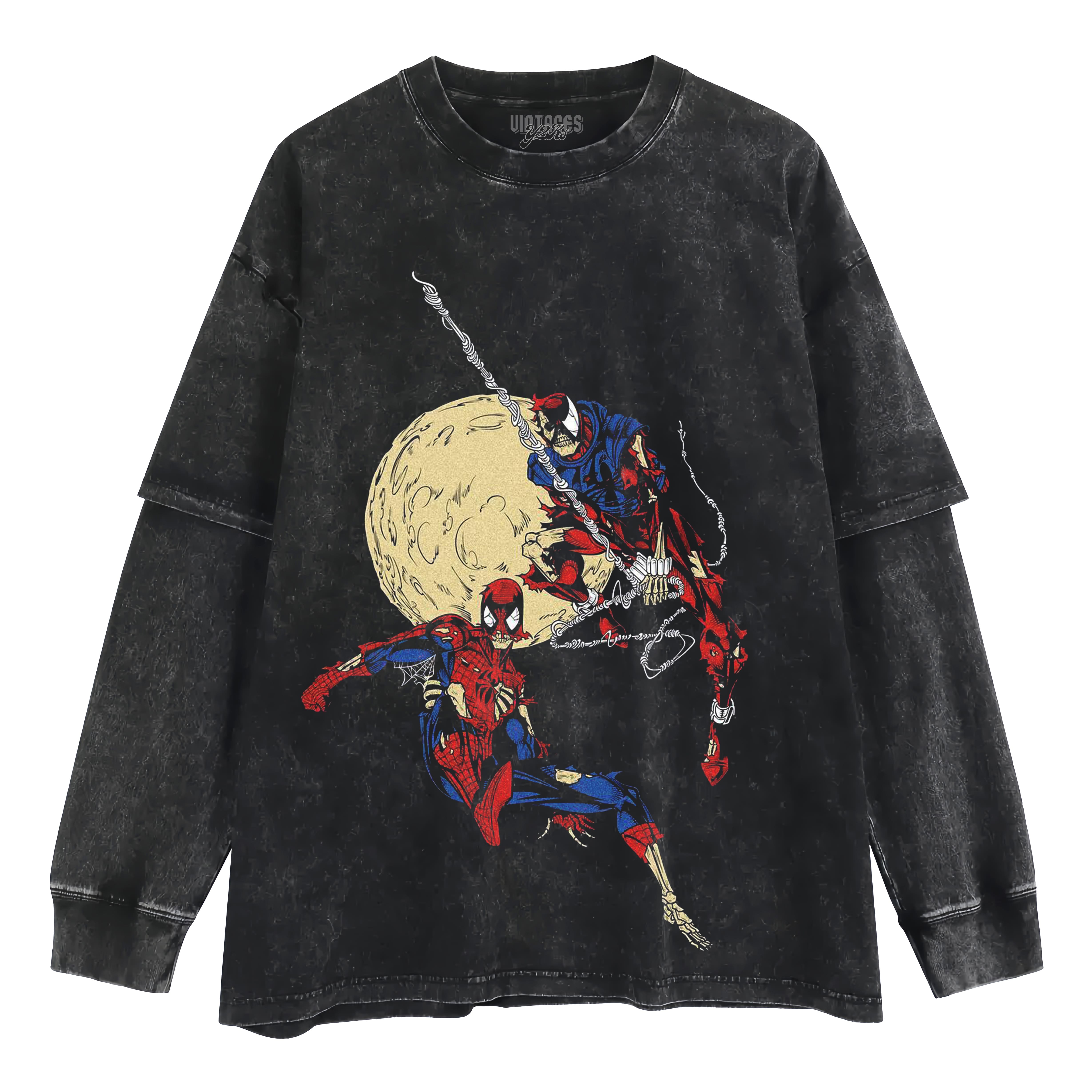 SPIDER MAN & SCARLET SPIDER LAYERED LONG SLEEVE