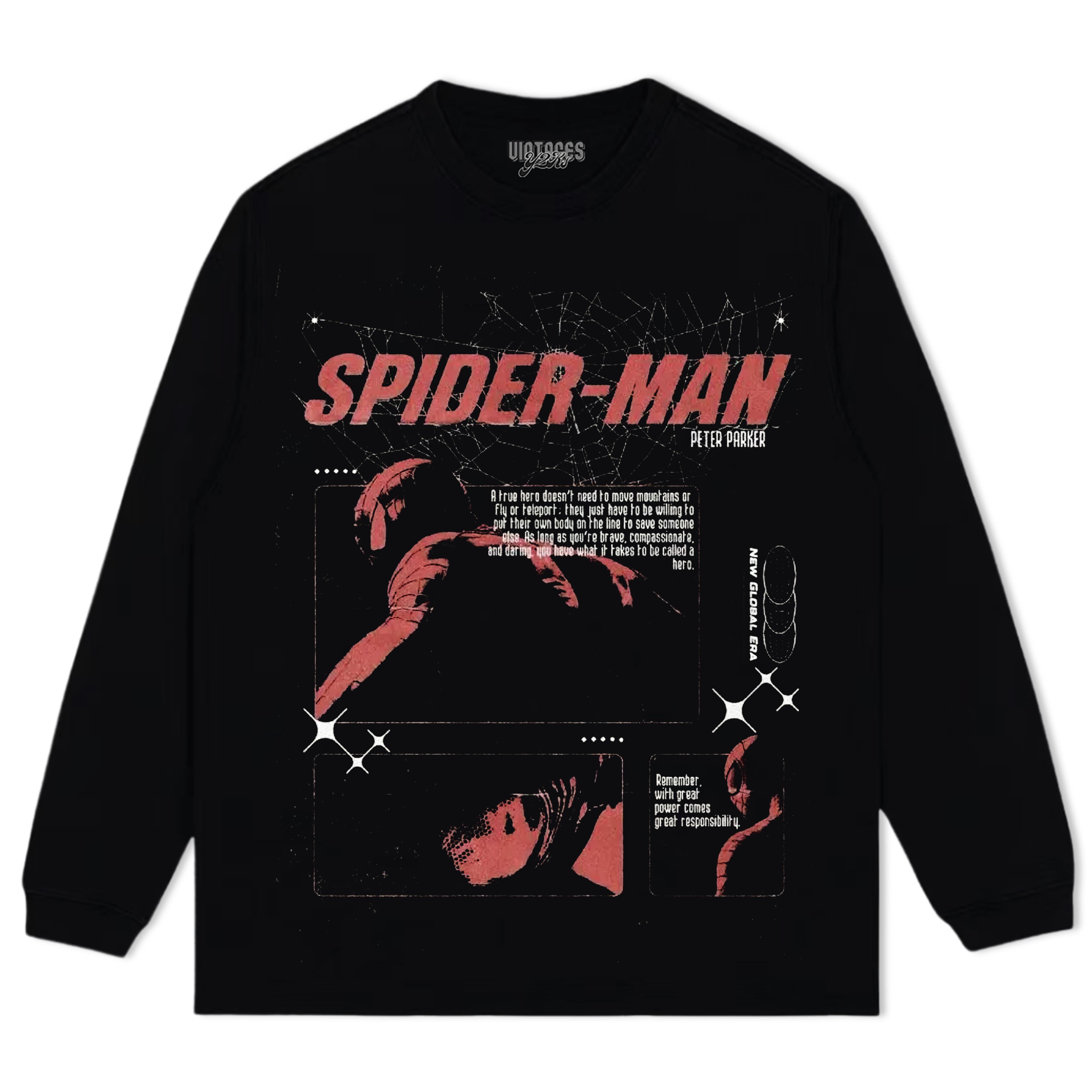 SPIDER MAN VINTAGE TEE & LS & HOODIE