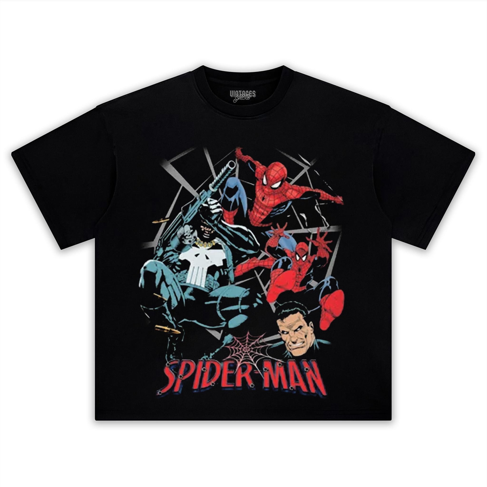 SPIDEY & PUNISHER TANK TOP & TEE & LONG SLEEVE & LAYERED LS & HOODIE