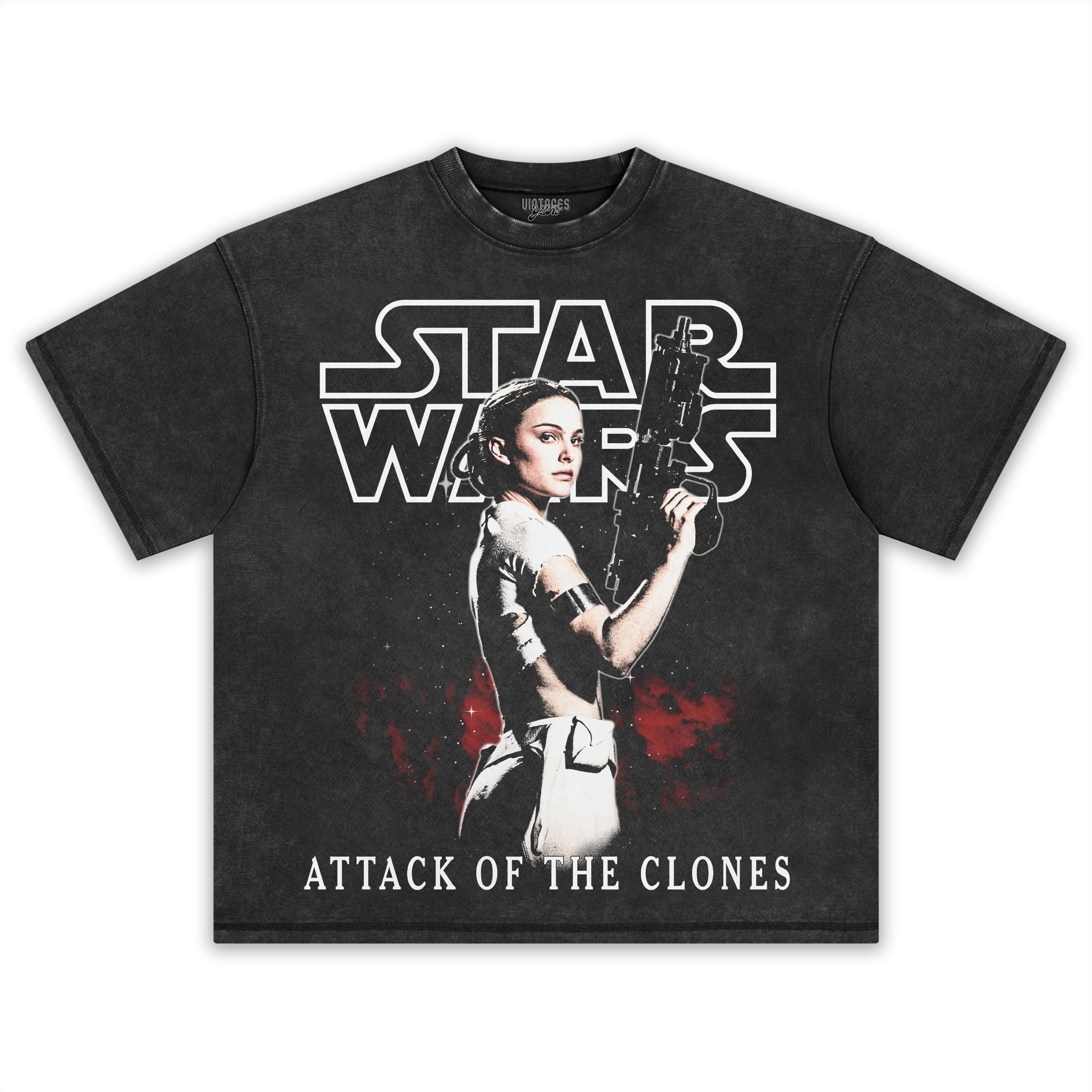 STAR WARS ATTACK OF THE CLONES 2002 TEE & LS & HOODIE