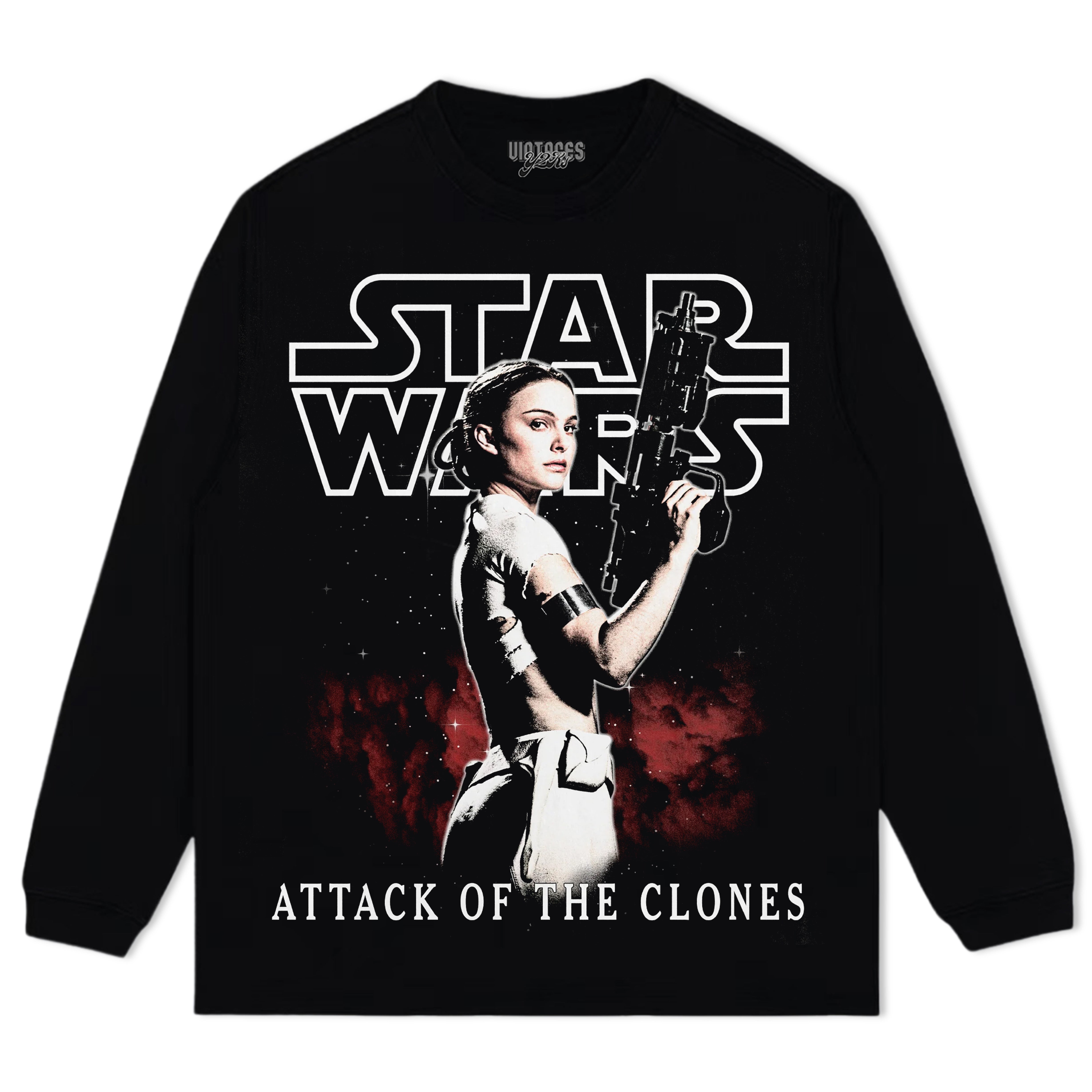 STAR WARS ATTACK OF THE CLONES 2002 TEE & LS & HOODIE