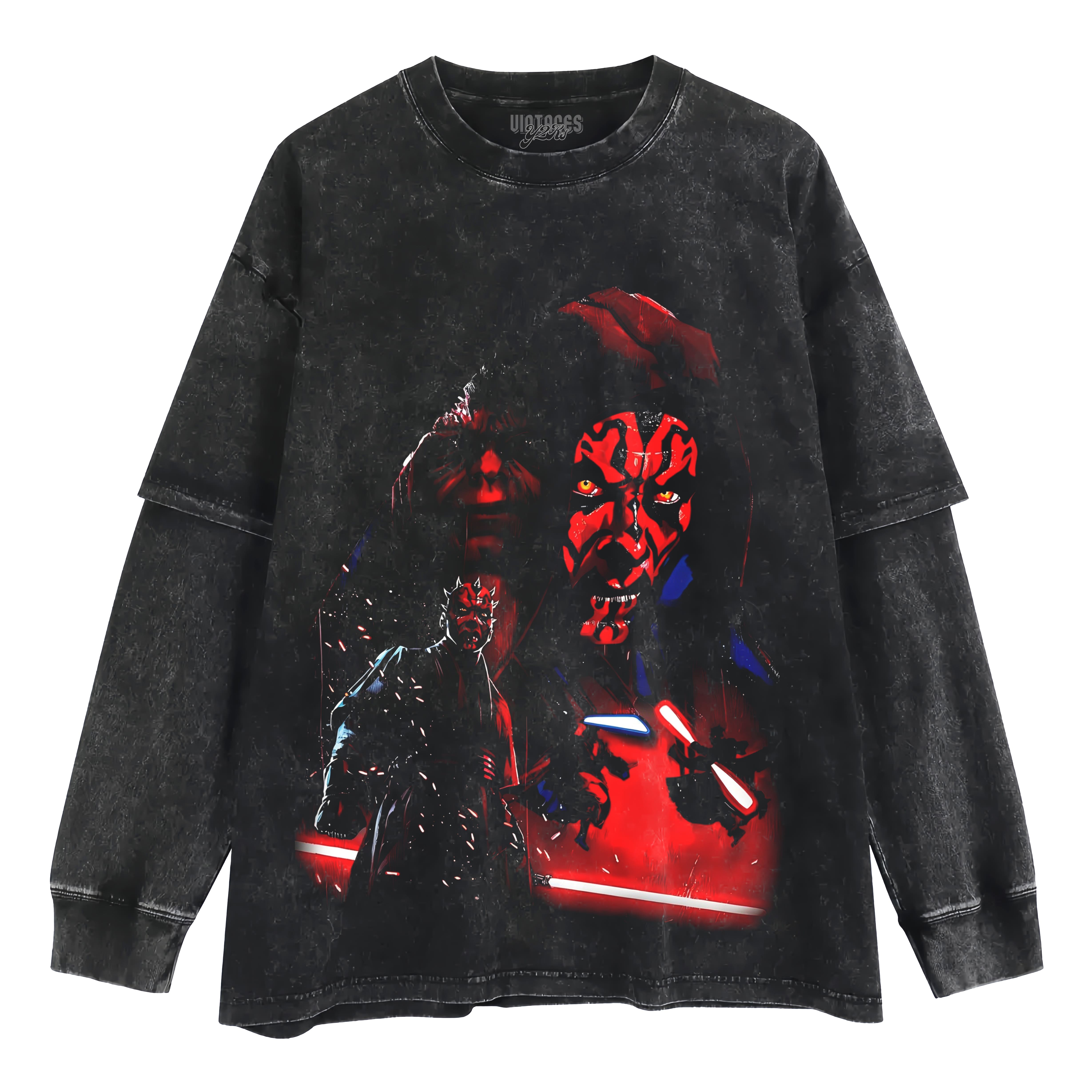 STAR WARS - DARTH MAUL V7 TANK TOP & TEE & LONG SLEEVE & LAYERED LS & HOODIE