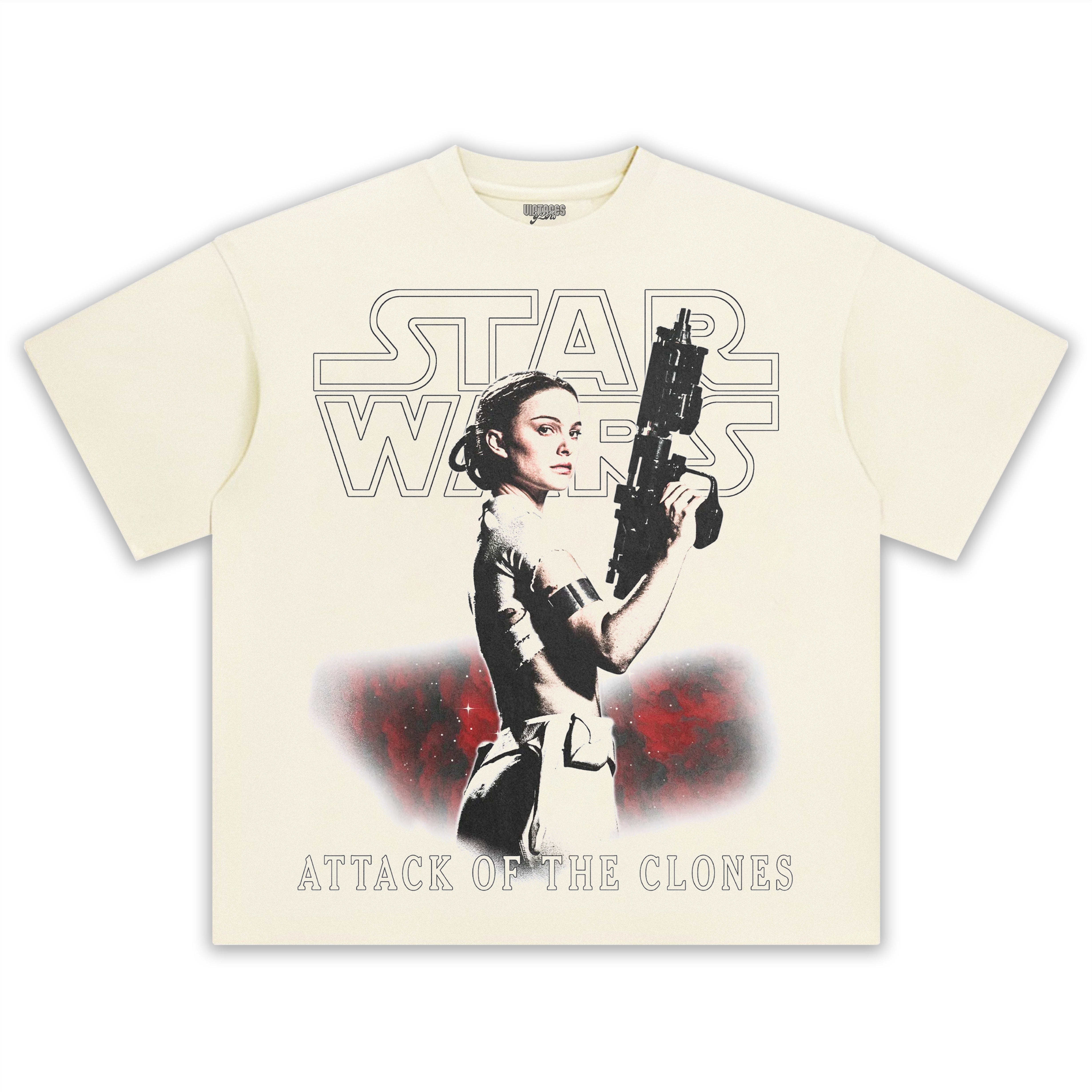 STAR WARS ATTACK OF THE CLONES 2002 TEE & LS & HOODIE