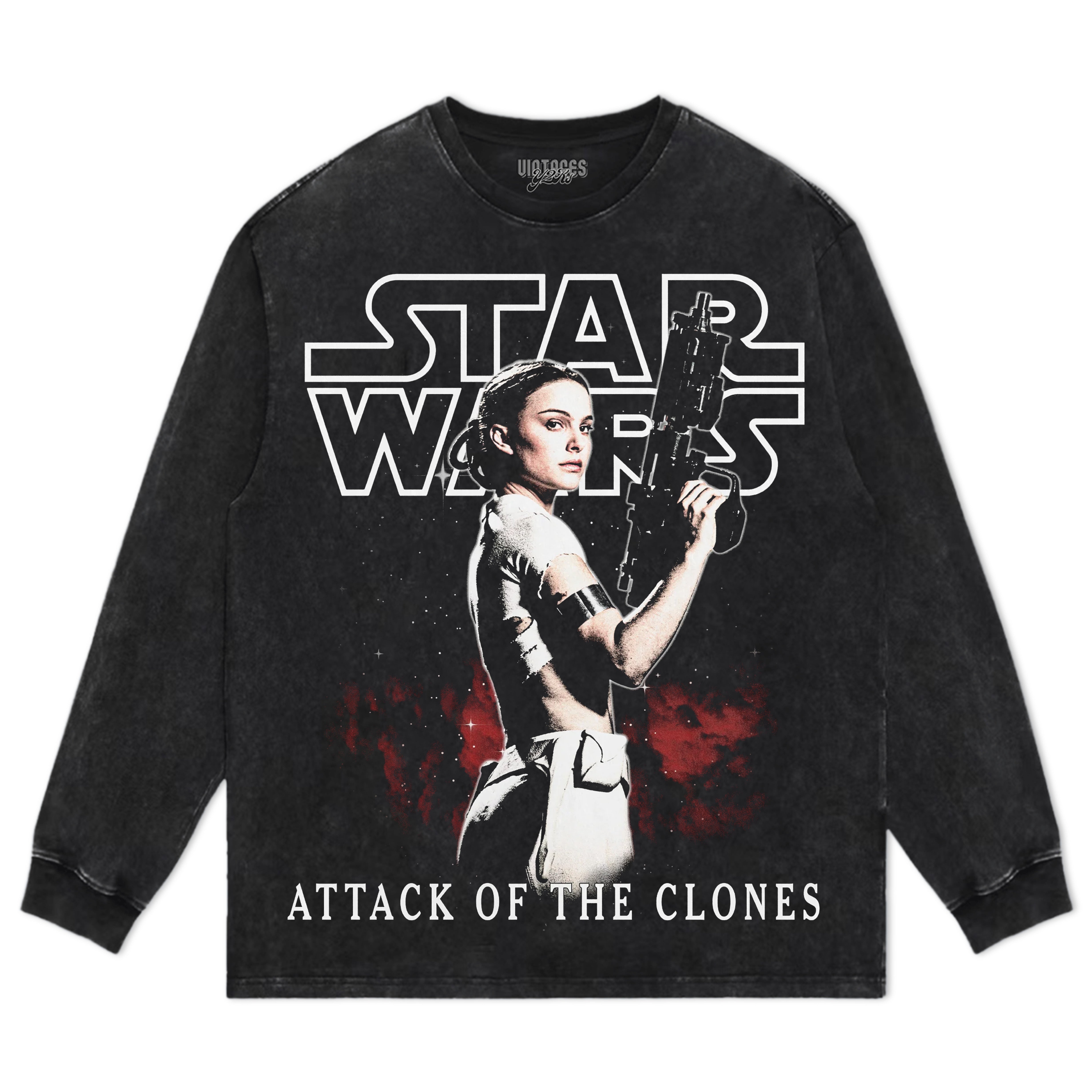 STAR WARS ATTACK OF THE CLONES 2002 TEE & LS & HOODIE