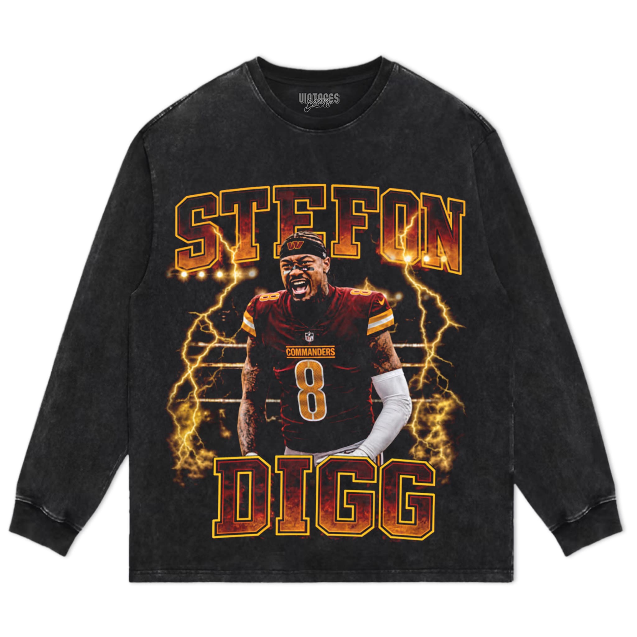 STEFON DIGGS - COMMANDERS V2 TANK TOP & TEE & LONG SLEEVE & LAYERED LS & HOODIE