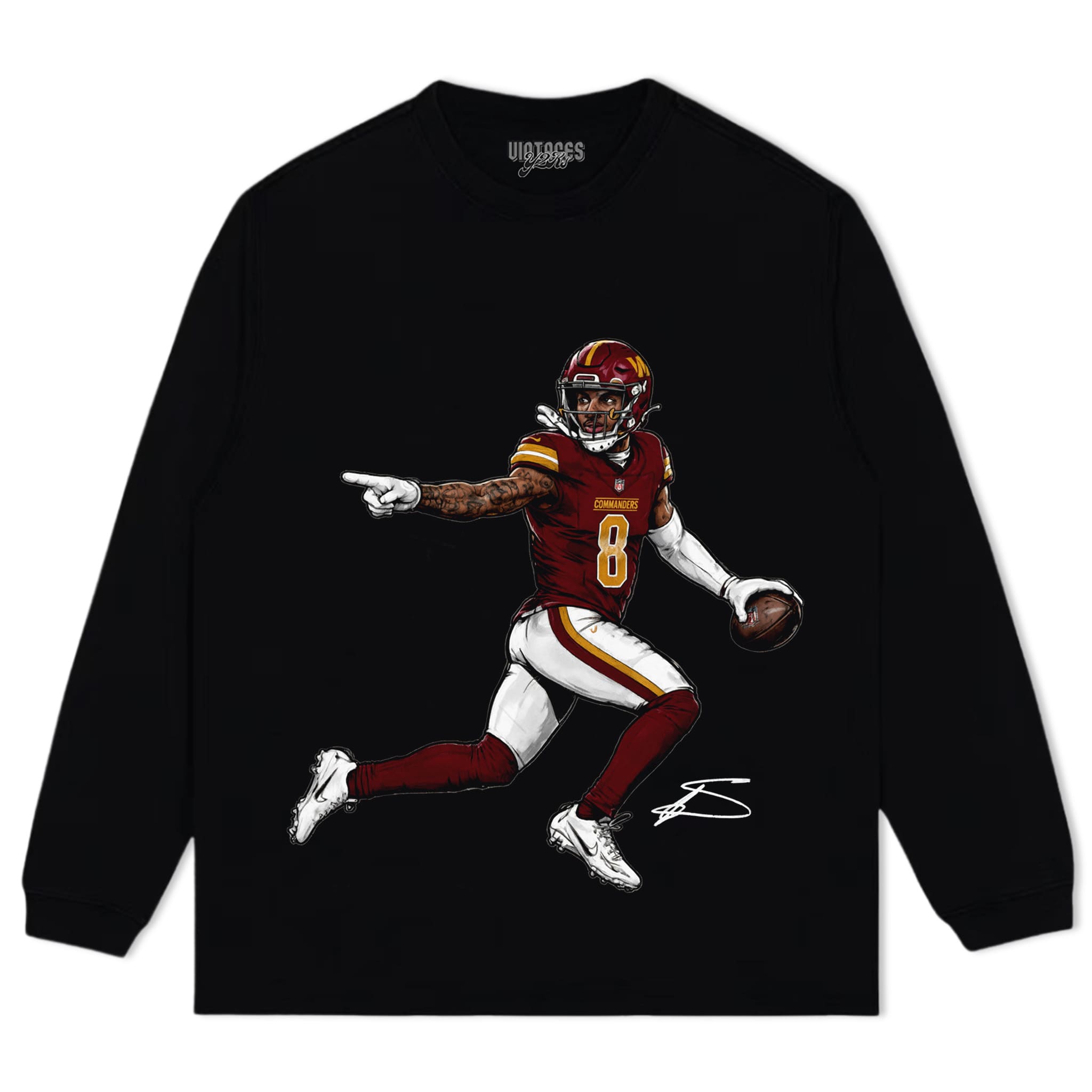 STEFON DIGGS - COMMANDERS V3 TANK TOP & TEE & LONG SLEEVE & LAYERED LS & HOODIE
