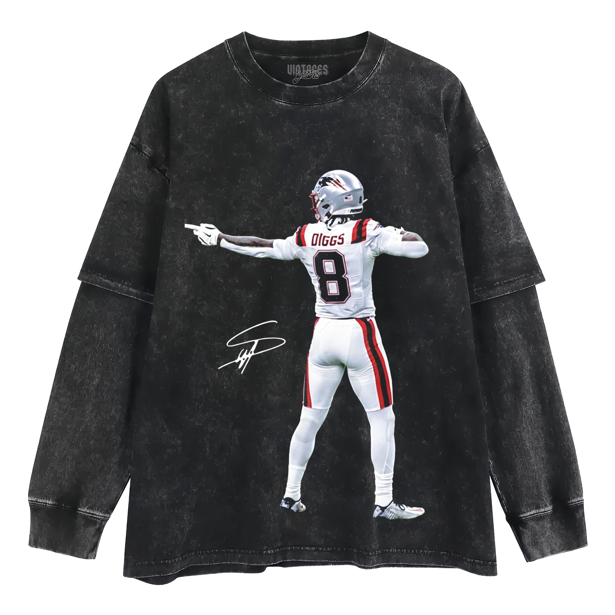 STEFON DIGGS – SIGNATURE POSE TANK TOP & TEE & LONG SLEEVE & LAYERED LS & HOODIE