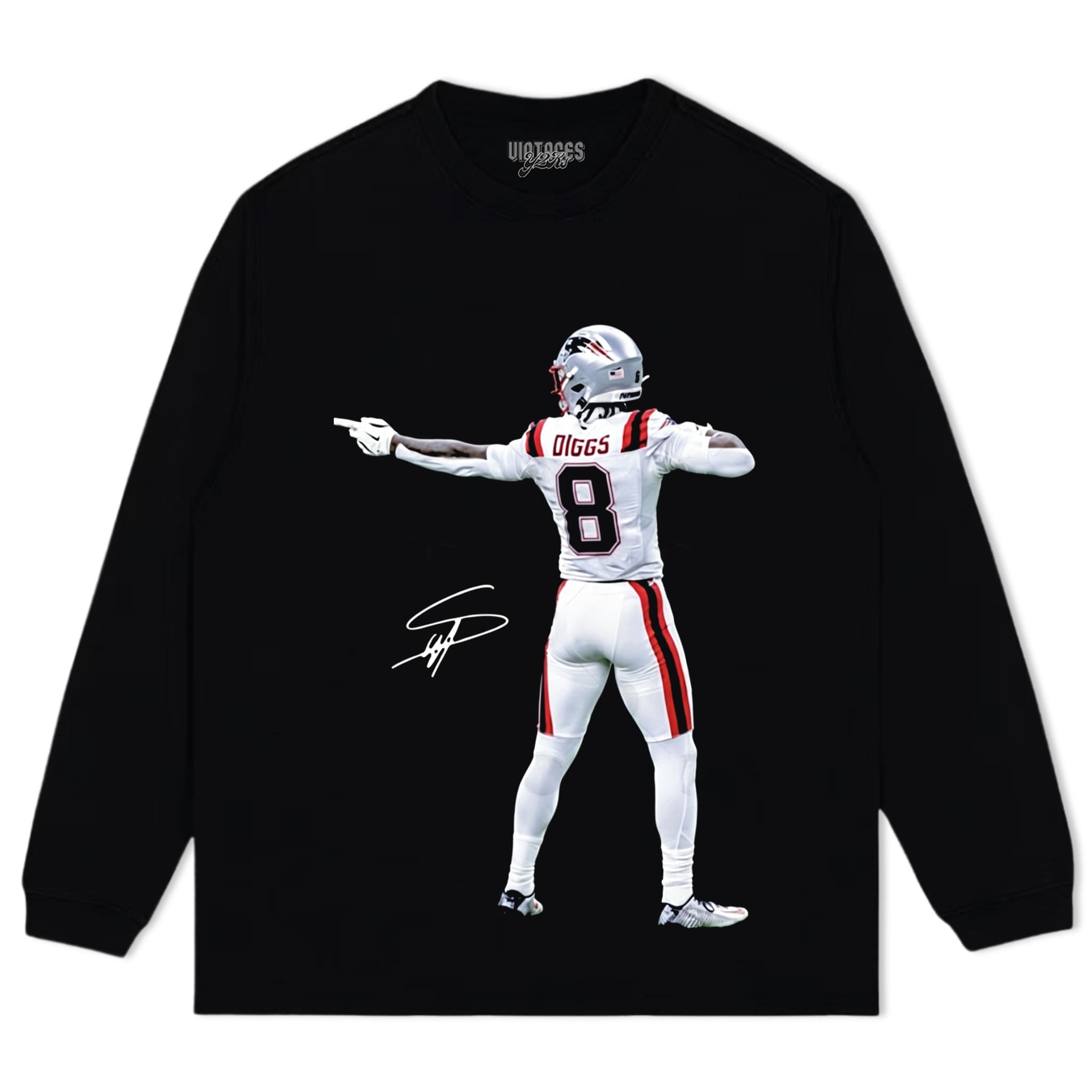 STEFON DIGGS – SIGNATURE POSE TANK TOP & TEE & LONG SLEEVE & LAYERED LS & HOODIE