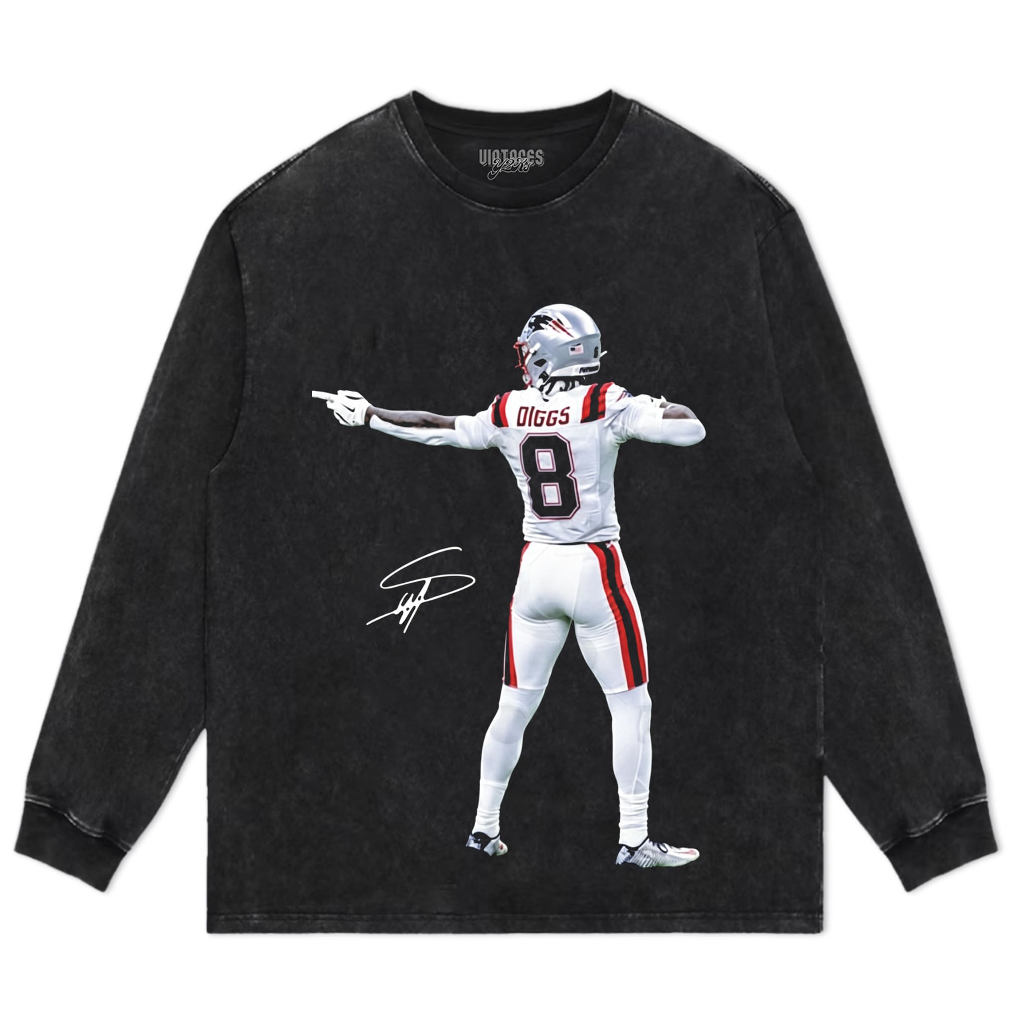 STEFON DIGGS – SIGNATURE POSE TANK TOP & TEE & LONG SLEEVE & LAYERED LS & HOODIE