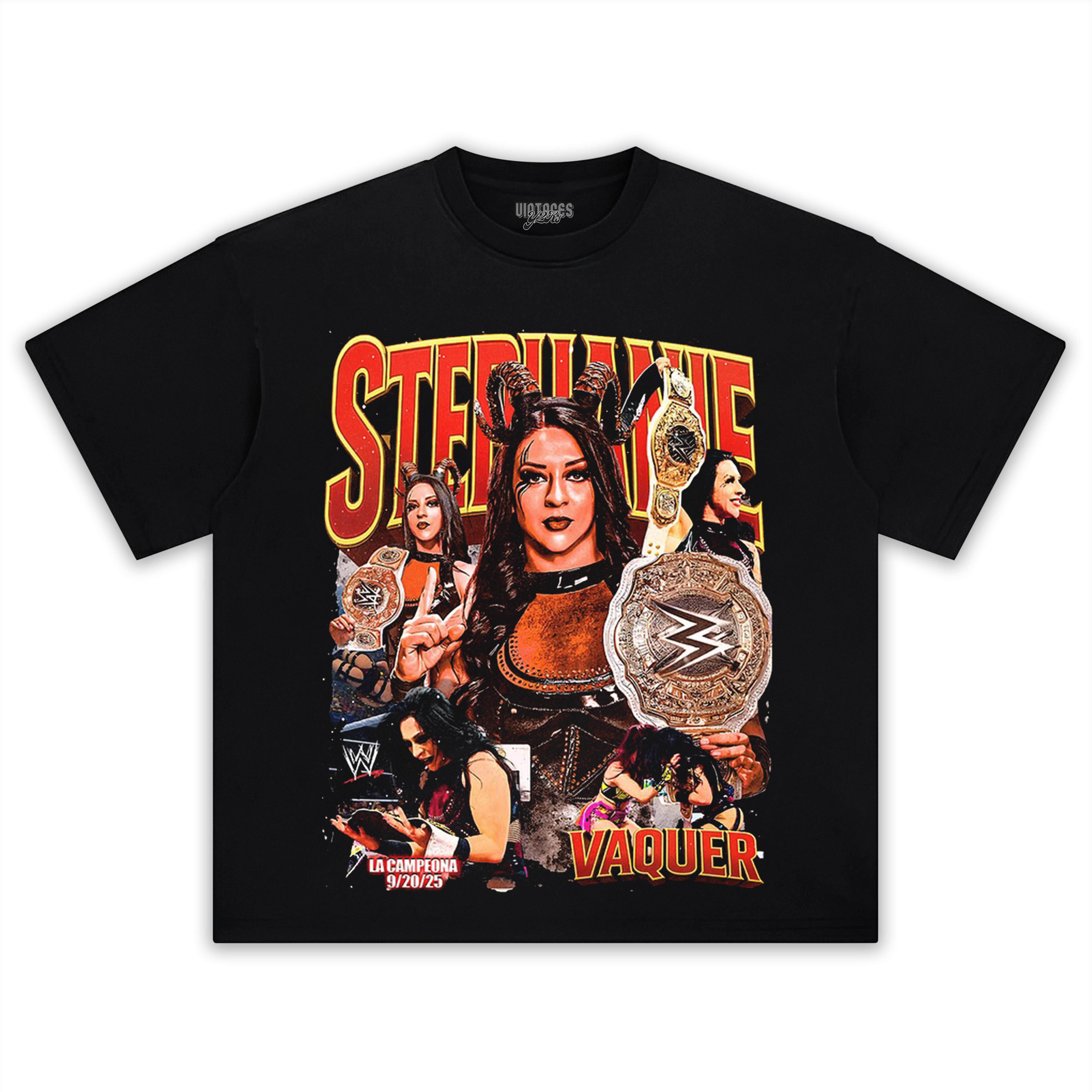 STEPHANIE VAQUER & WOMEN'S WORLD CHAMPION TEE & LS & HOODIE