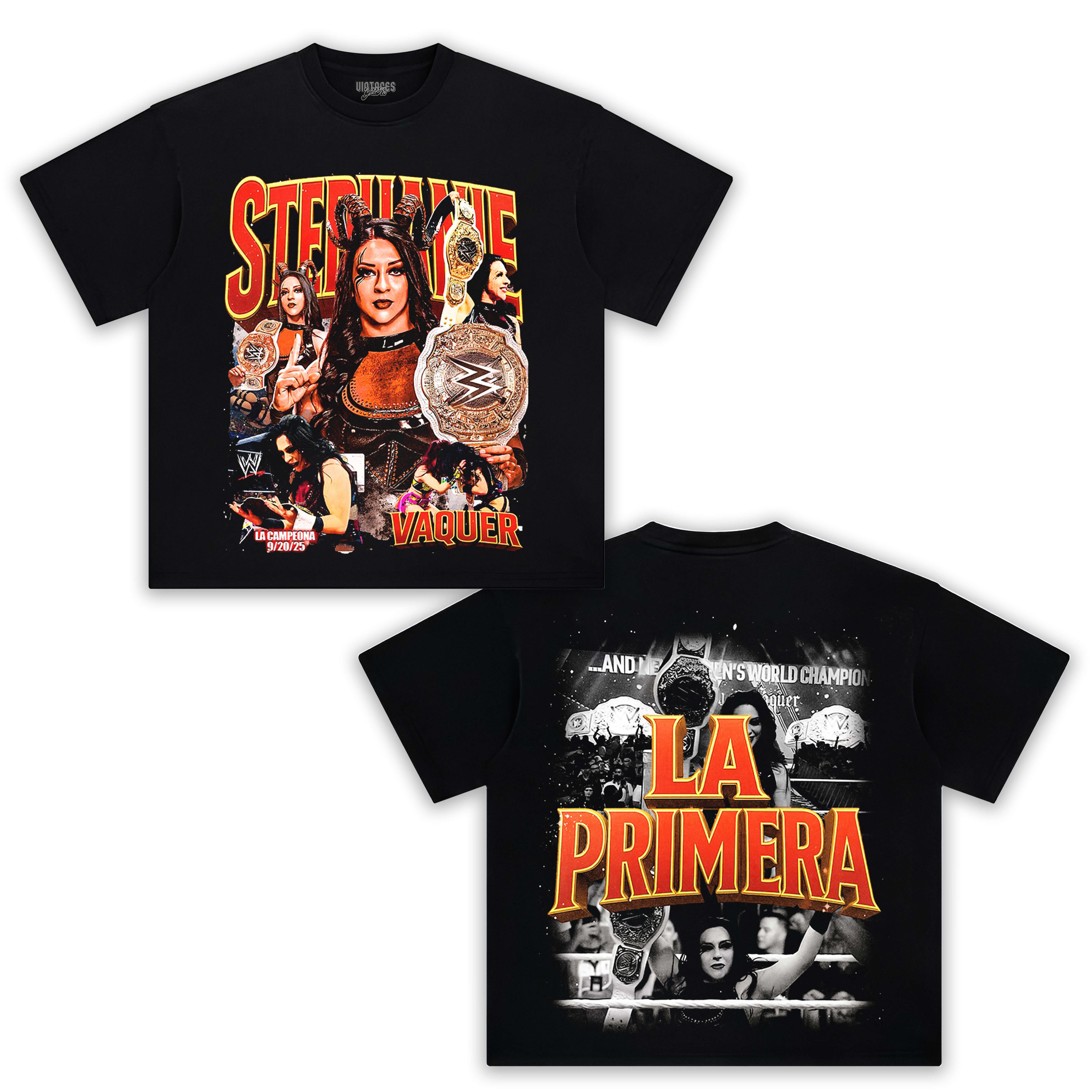 STEPHANIE VAQUER & WOMEN'S WORLD CHAMPION V2 TEE