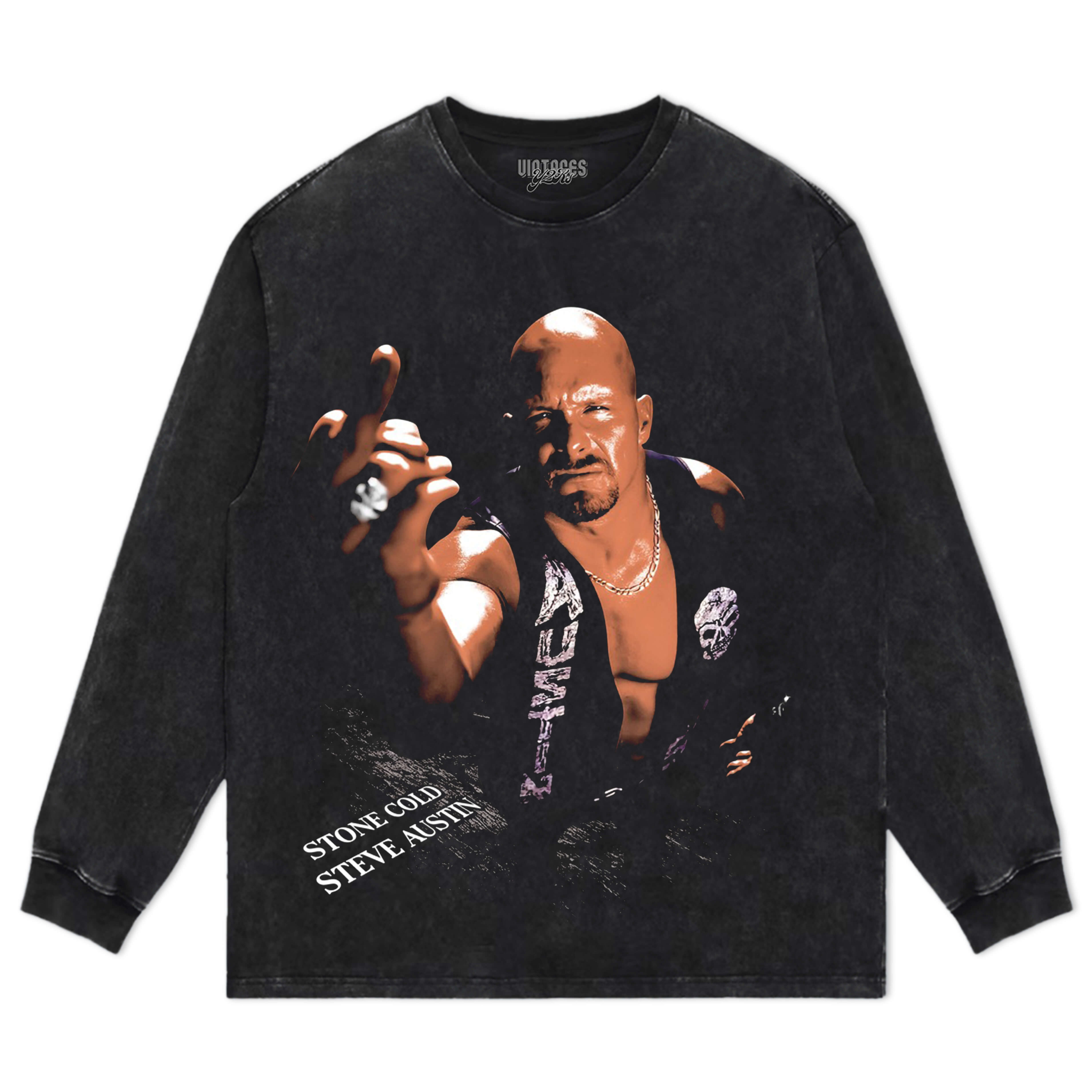 STONE COLD & STEVE AUSTIN TEE & LS & HOODIE