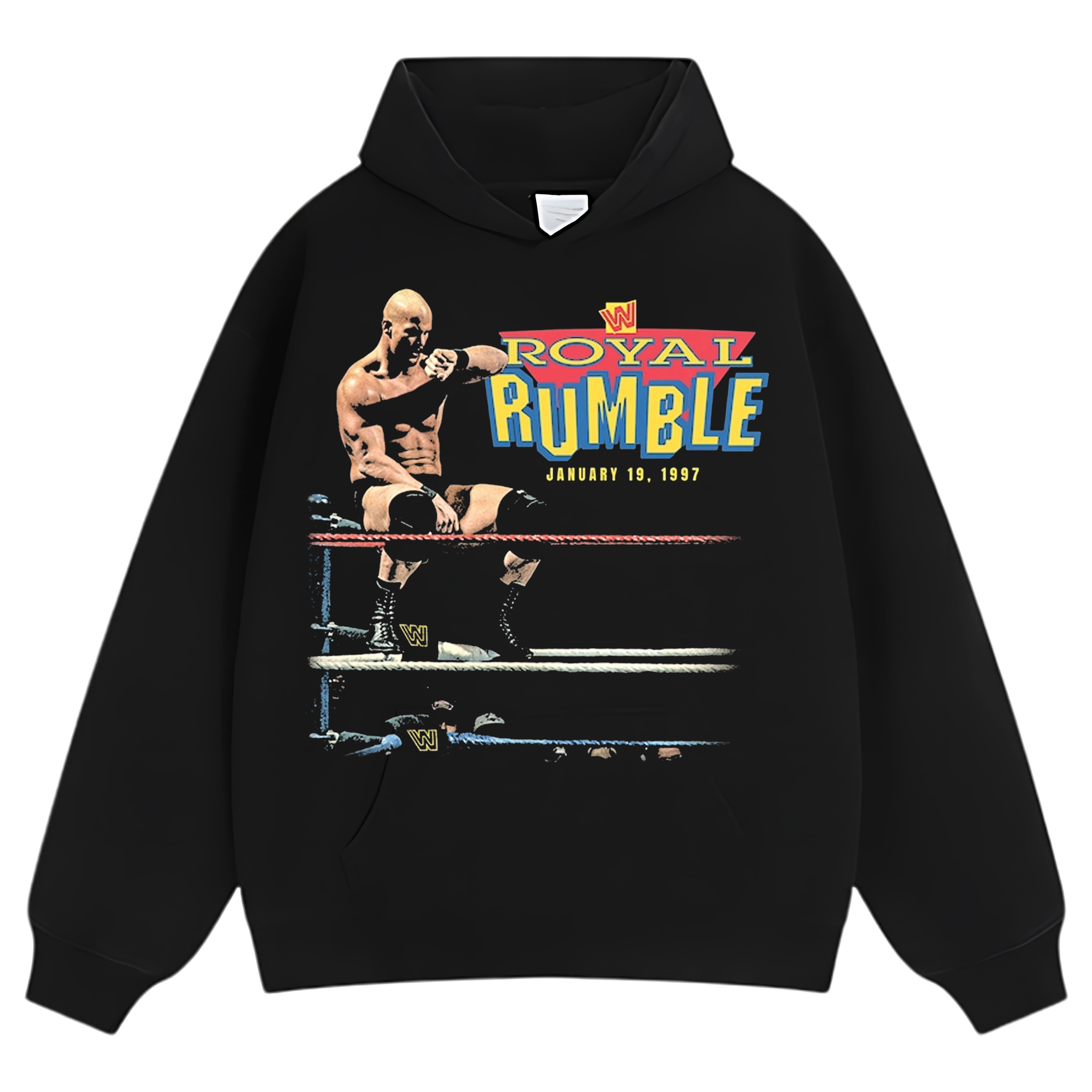 STONE COLD STEVE AUSTIN ROYAL RUMBLE TEE & LS & HOODIE