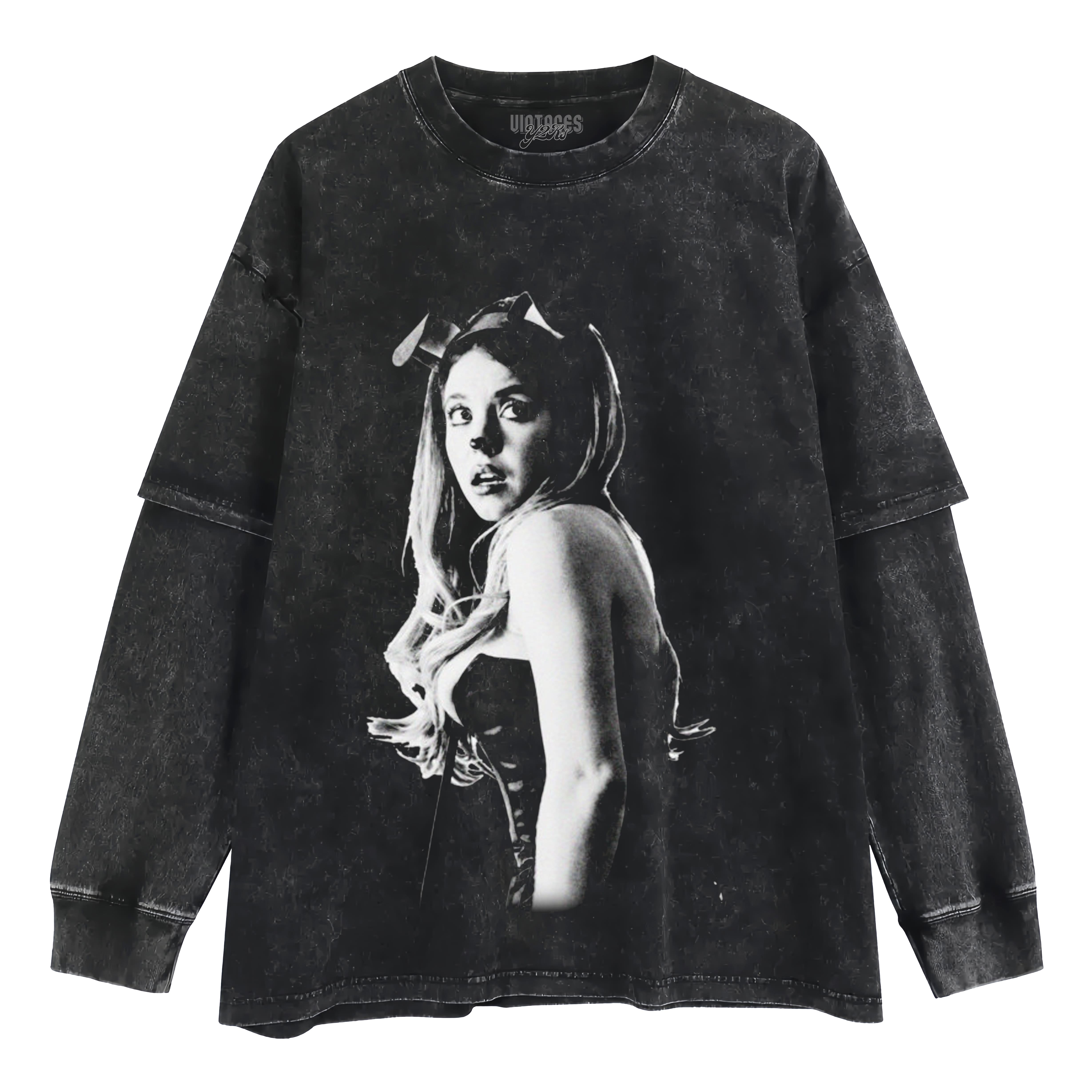 SYDNEY SWEENEY BUNNY EARS EUPHORIA 3 TANK TOP & TEE & LONG SLEEVE & LAYERED LS & HOODIE