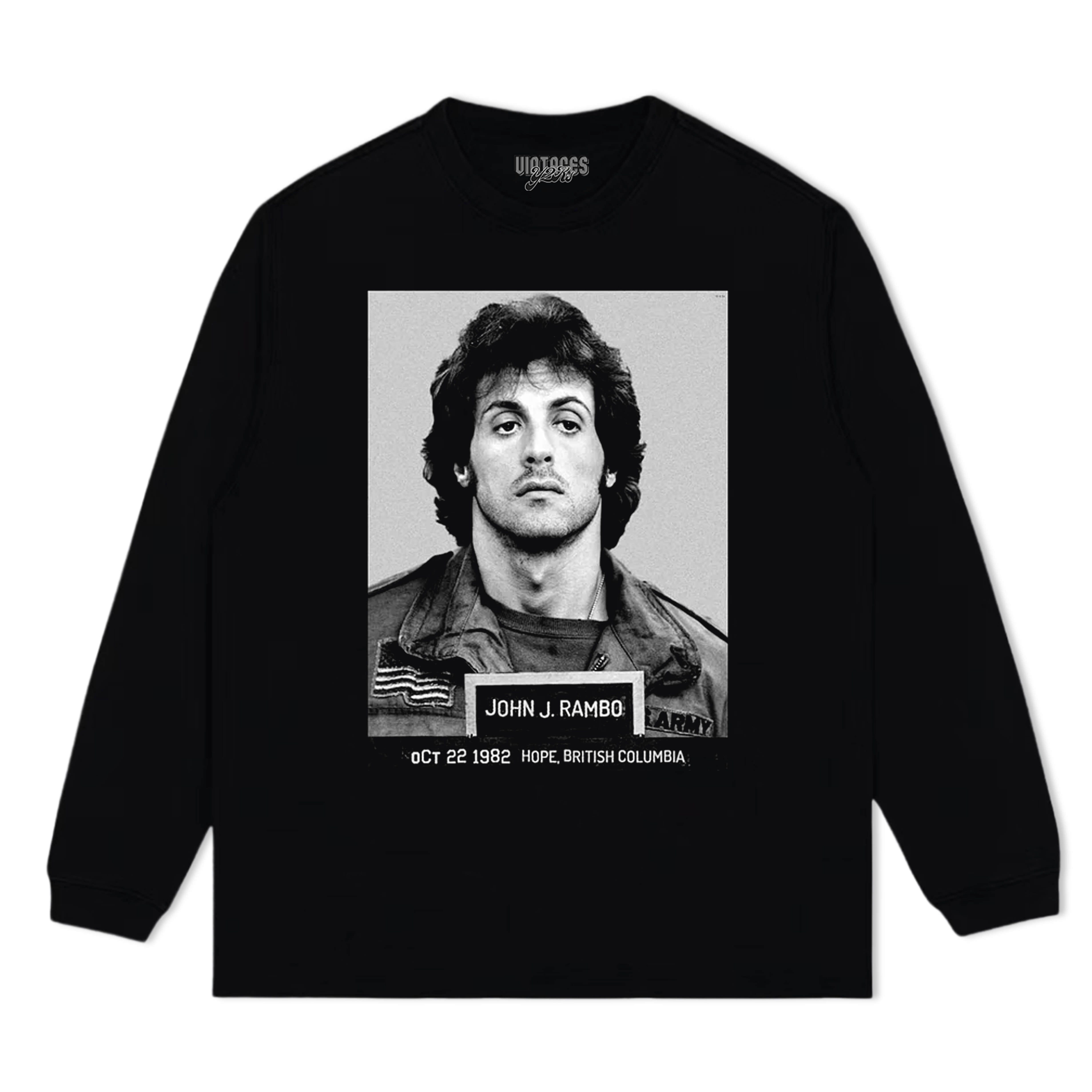 SYLVESTER STALLONE & FIRST BLOOD TEE & LS & HOODIE