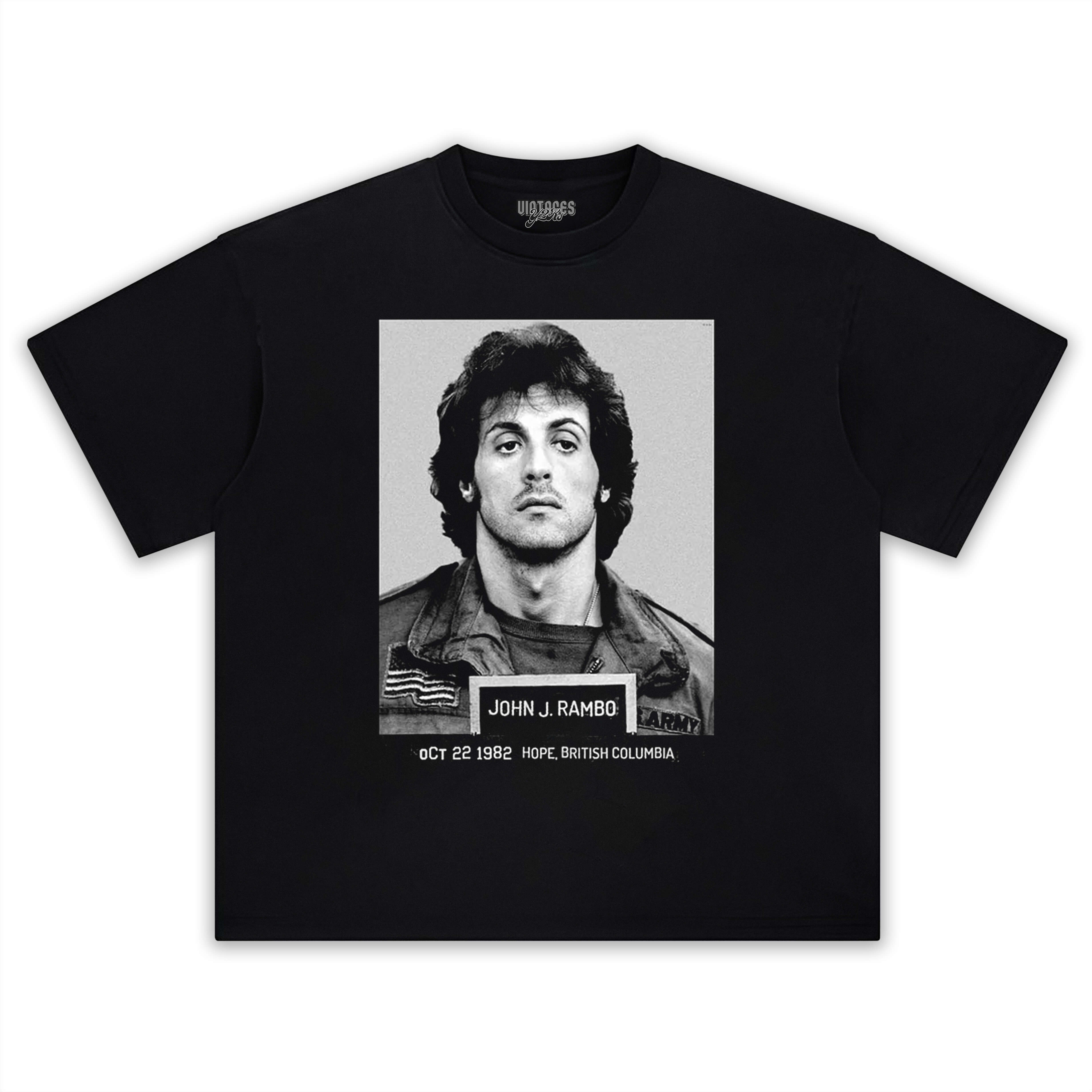 SYLVESTER STALLONE & FIRST BLOOD TEE & LS & HOODIE